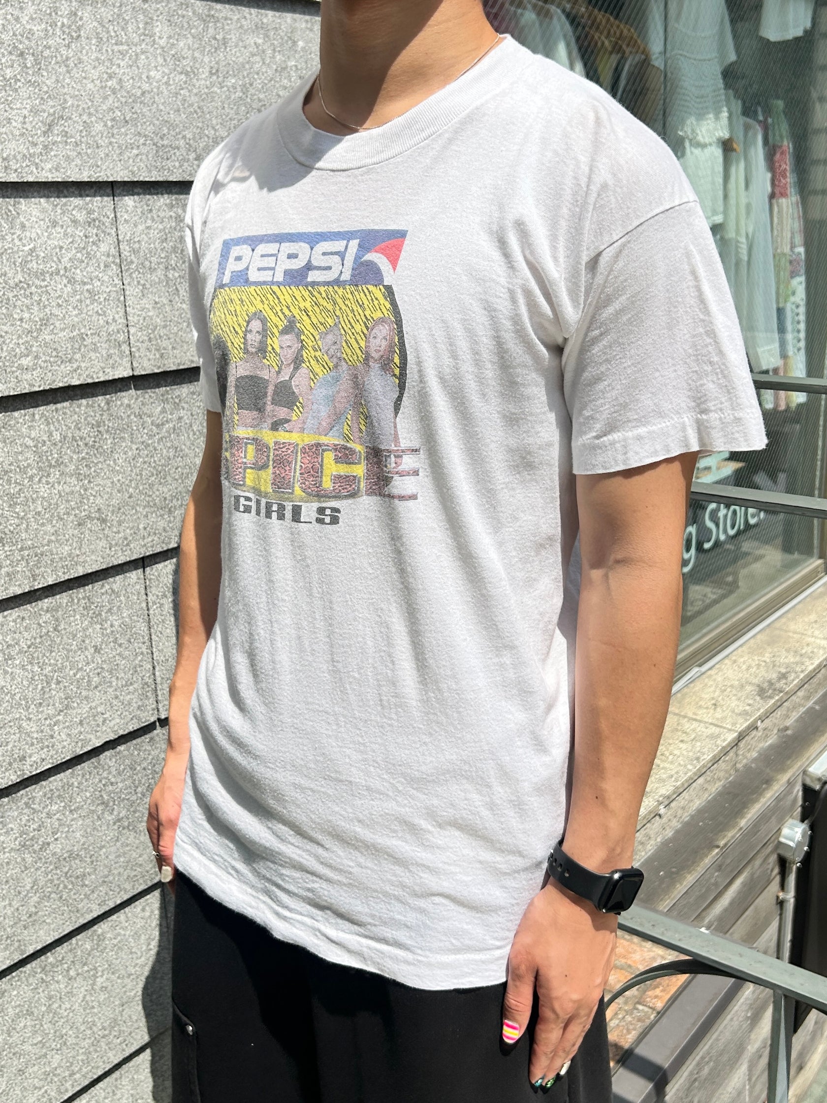 90's「Spice Girls × PEPSI」グラフィックTシャツ