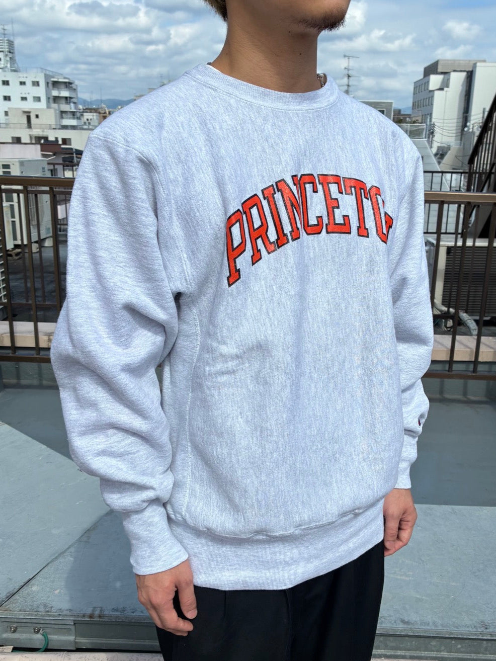 90's CHAMPION「PRINCETON」Reverse Weave USA製 カレッジスウェット