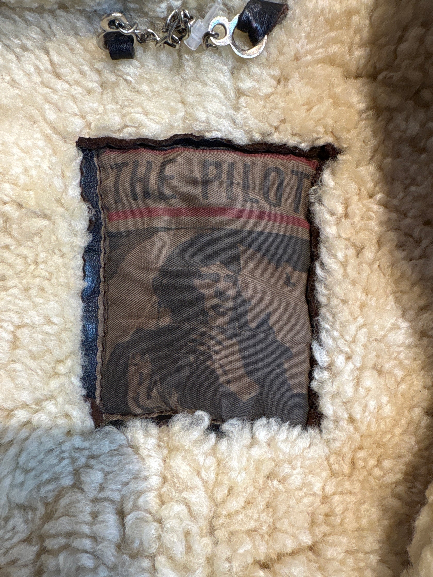 70's~80's「THE PILOT」ムートンフライトジャケット