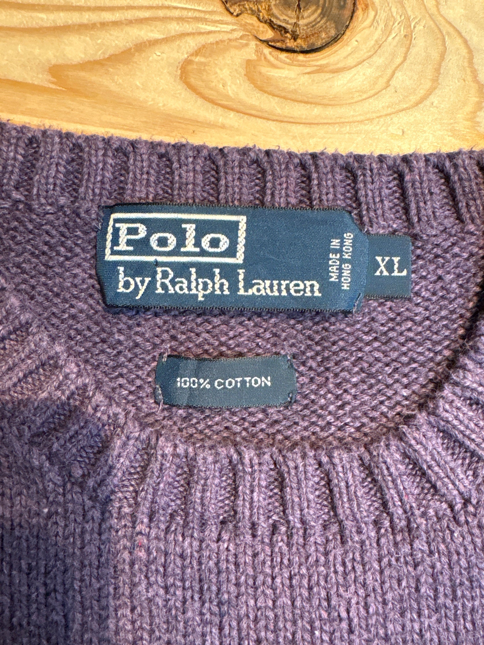90's「RALPH LAUREN」ワンポイントニット