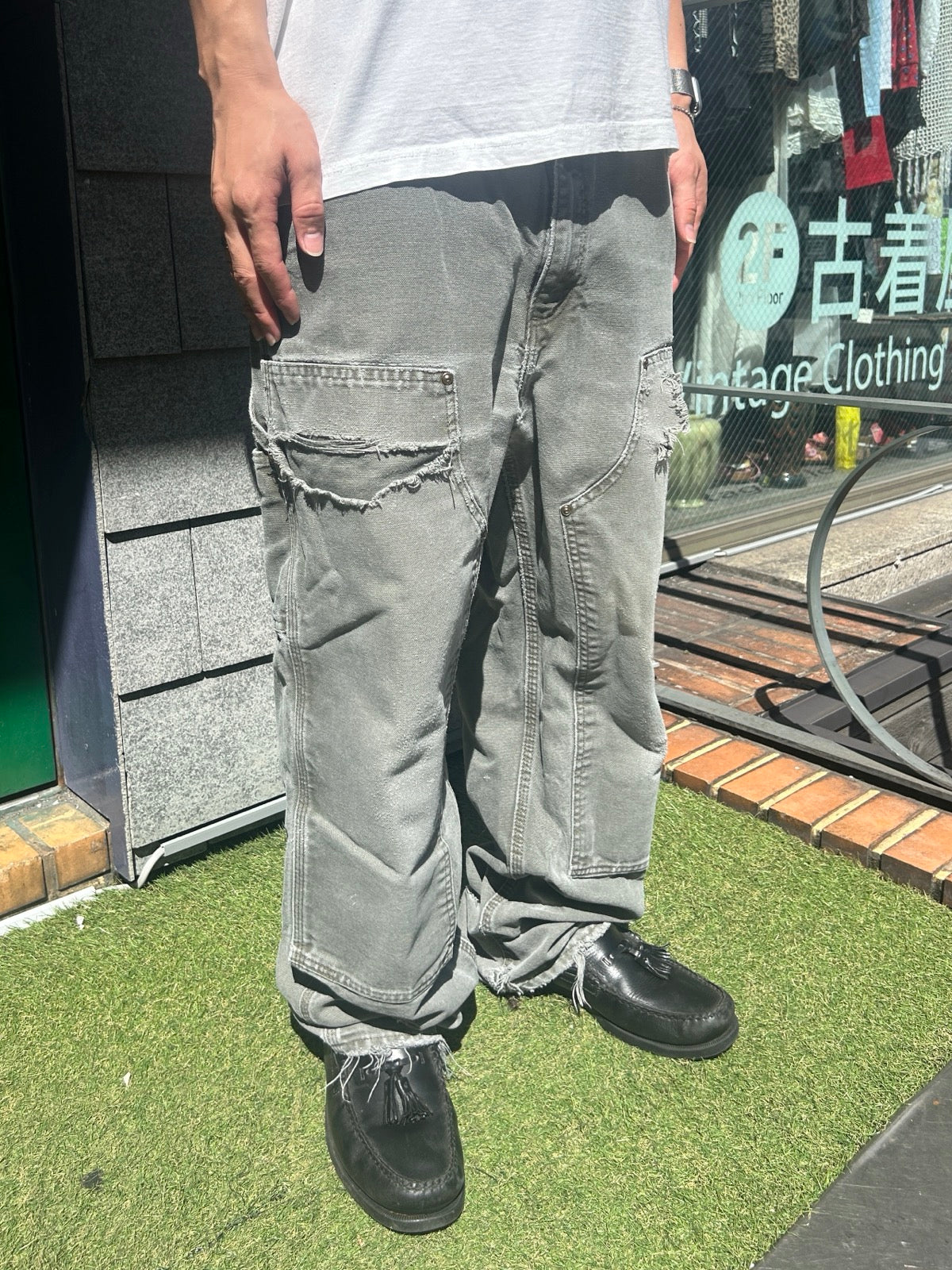 00's Carhartt「DOUBLE NKEE PANT」ワークパンツ