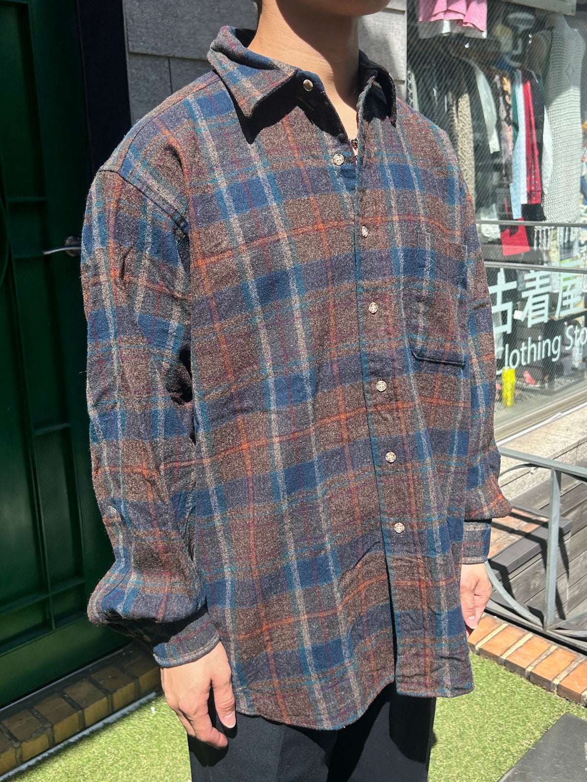 00's「PENDLETON」USA製 ウールチェックシャツ