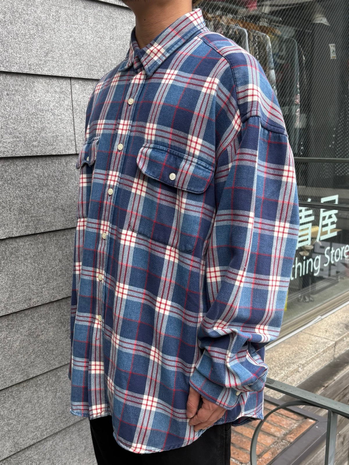 90's「OLD GAP」ネルシャツ