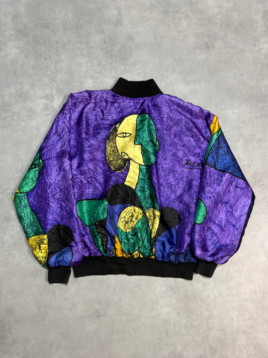 90's PICASSO「総柄」ブルゾンジャケット