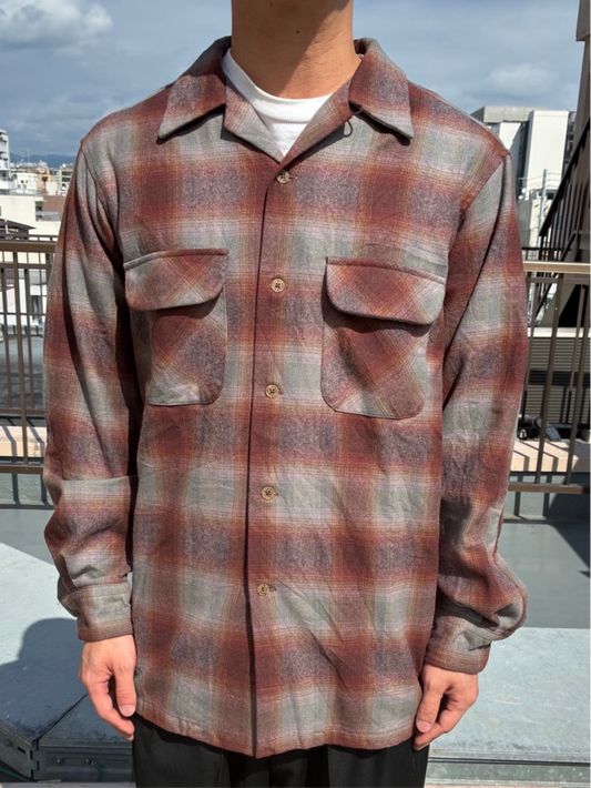 00's「Pendleton」USA製 ウールシャツ
