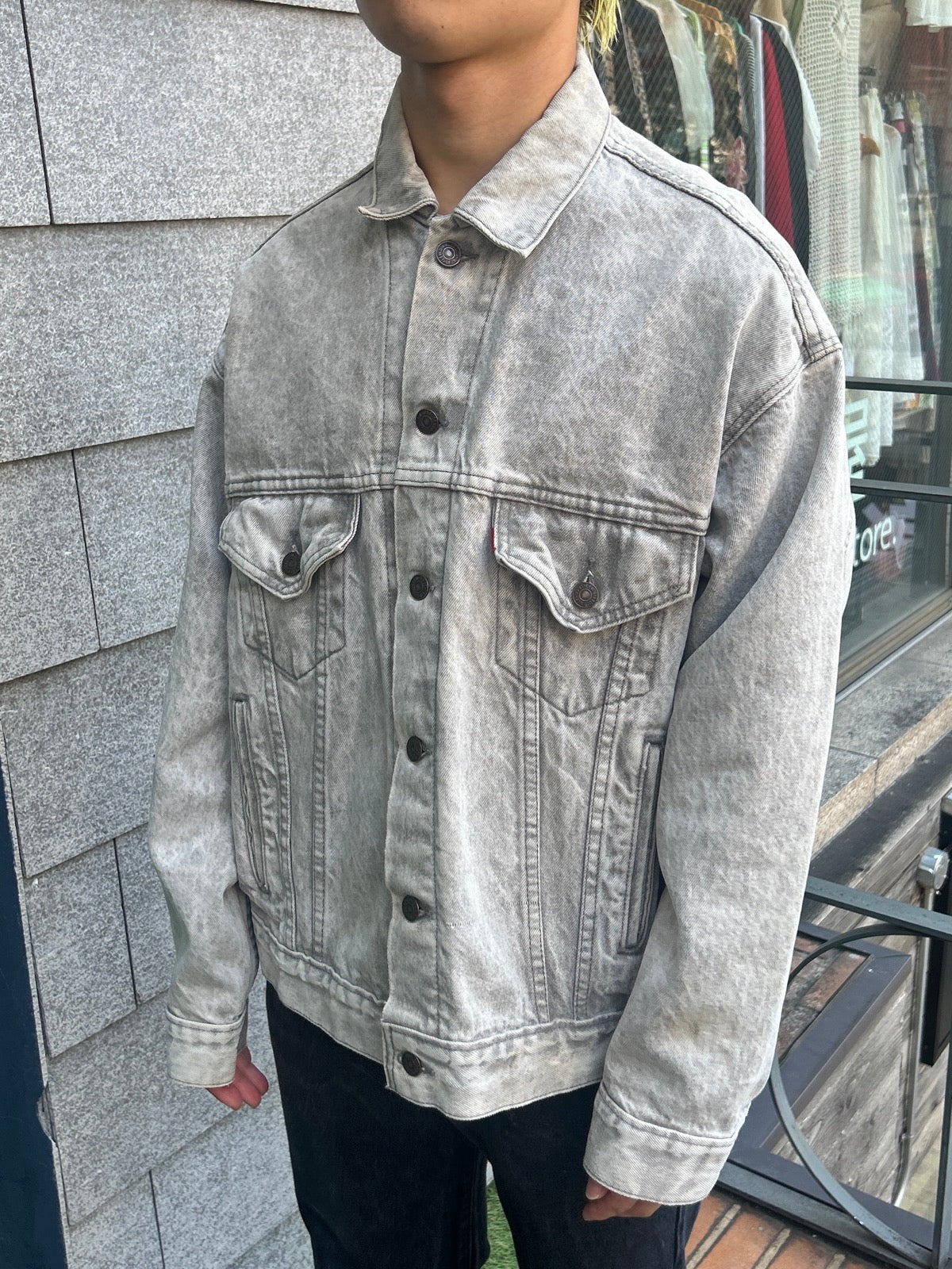80's~90's Levi's「70507」先染めブラック USA製 デニムジャケット