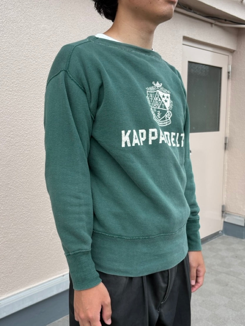 60's 「KAPPA DELTA 」ラバープリントスウェット