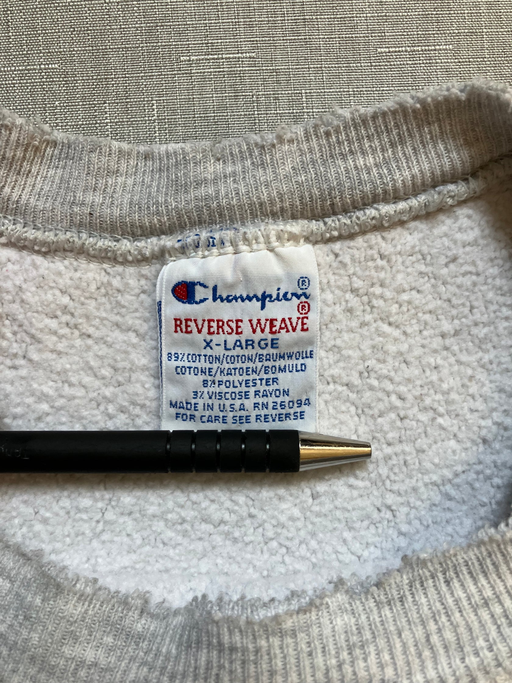 90's CHAMPION「ILLINOIS」Reverse Weave USA製 カレッジスウェット