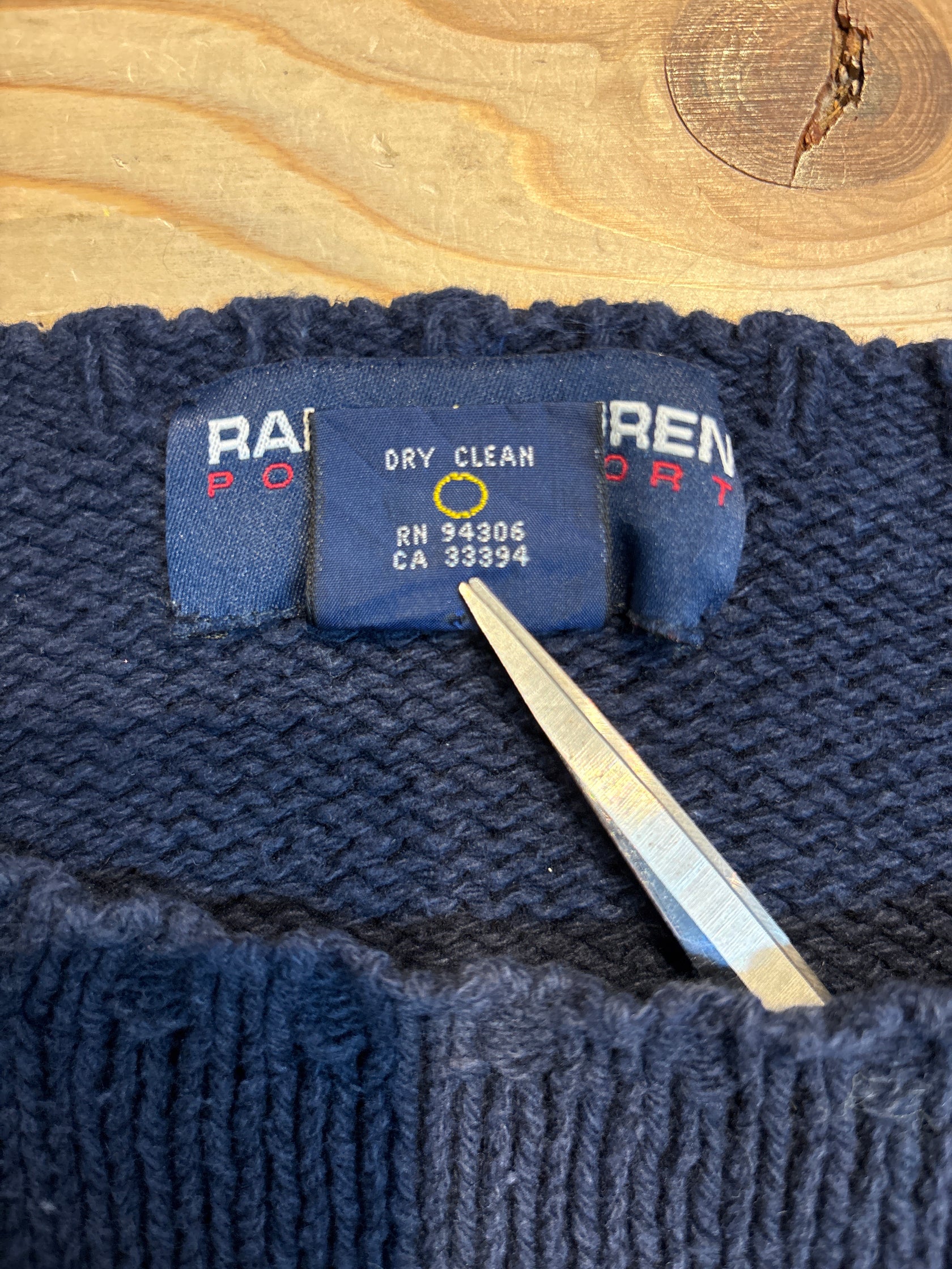 90's「RALPH LAUREN」コットンニット