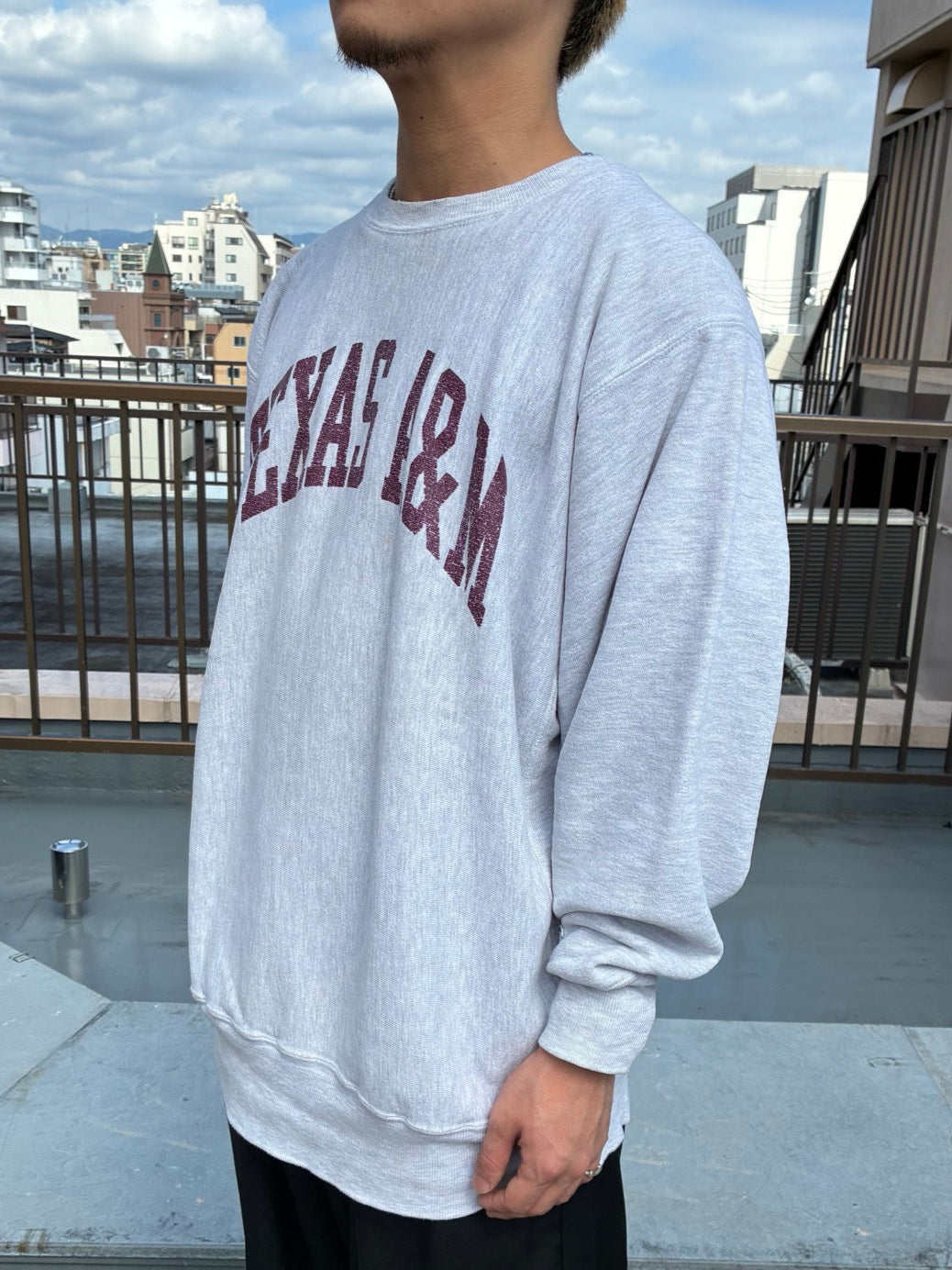 90's~00's CHAMPION「TEXAS A&M」Reverse Weave カレッジスウェット