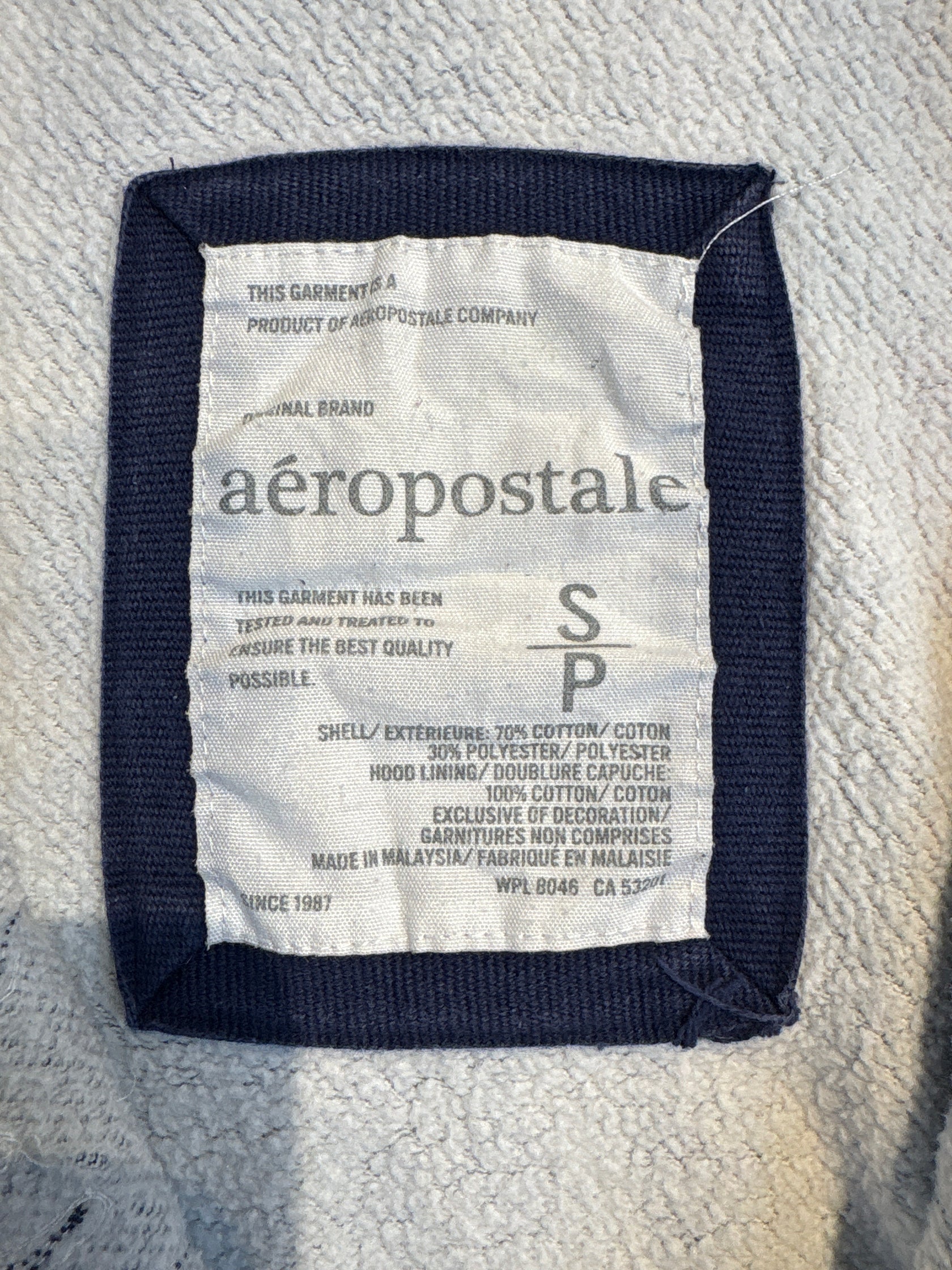 10's「Aeropostale」ジップアップパーカー