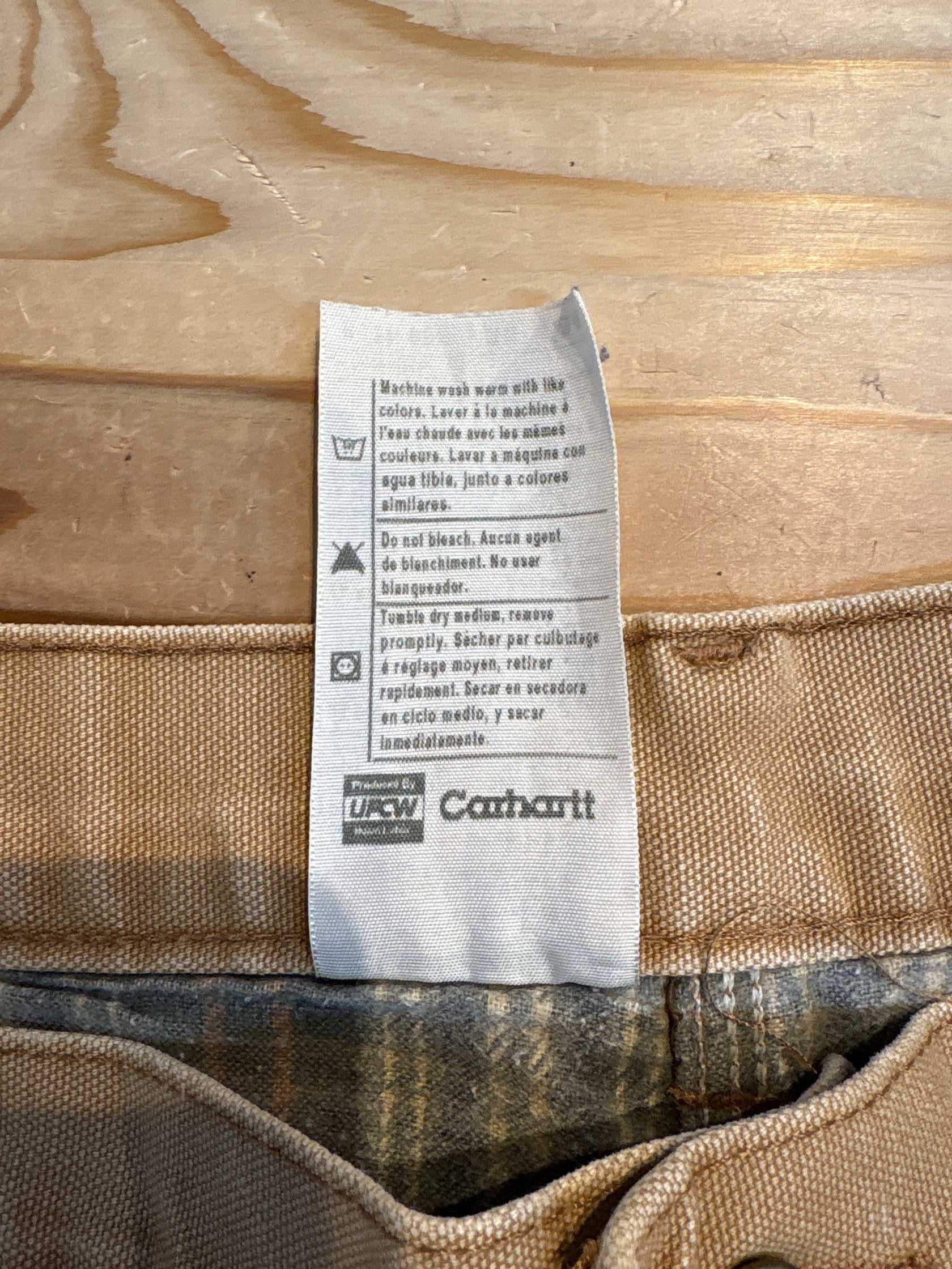 90s Carhartt「フランネルライナー付き」USA製 ペインターパンツ