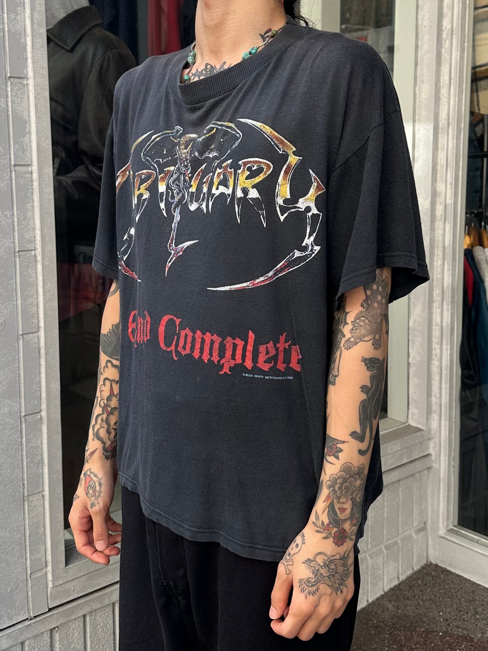90's OBITUARY「The End Complete」バンドTシャツ