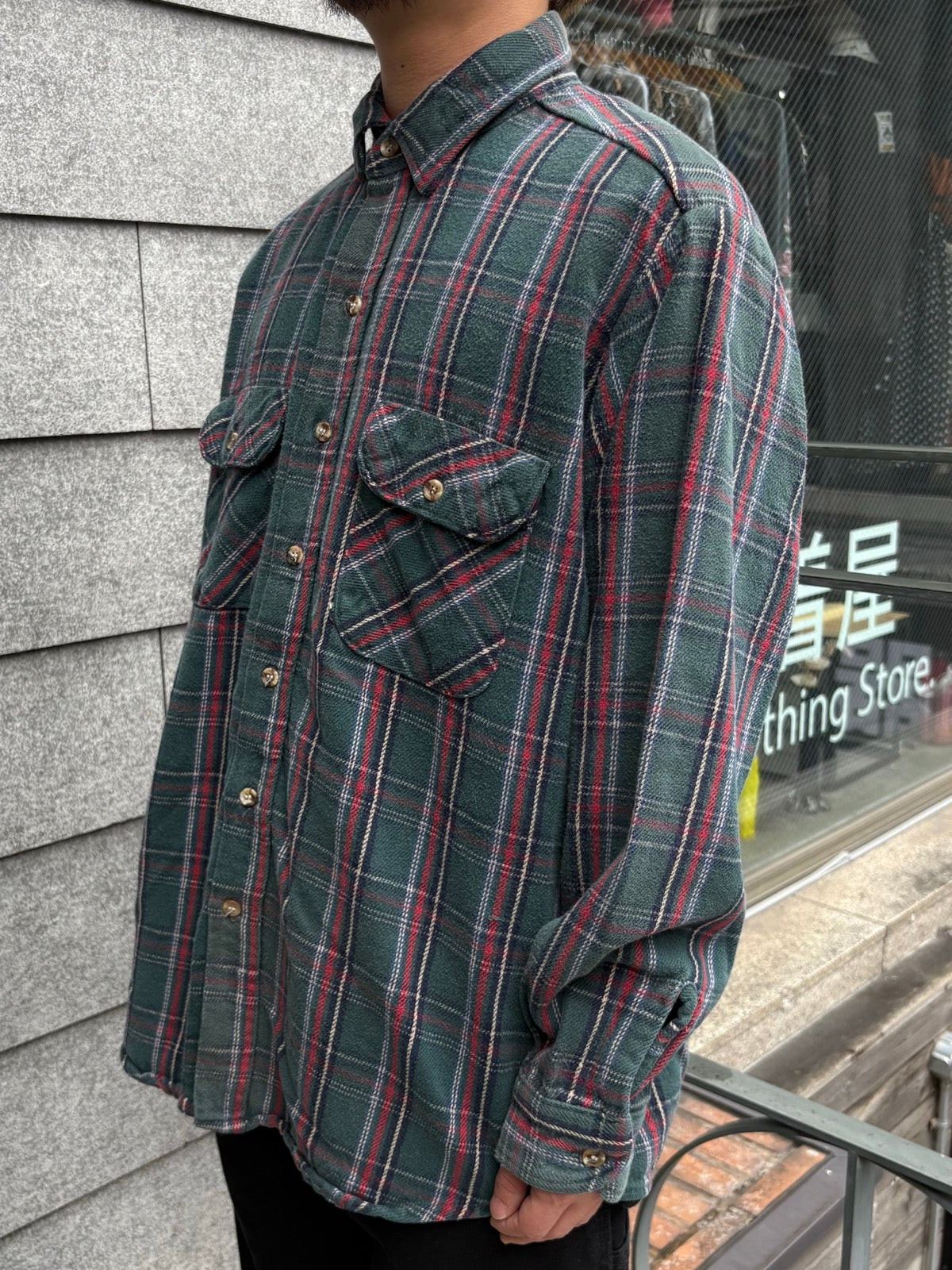 90's「FIVE BROTHER」USA製 ネルシャツ