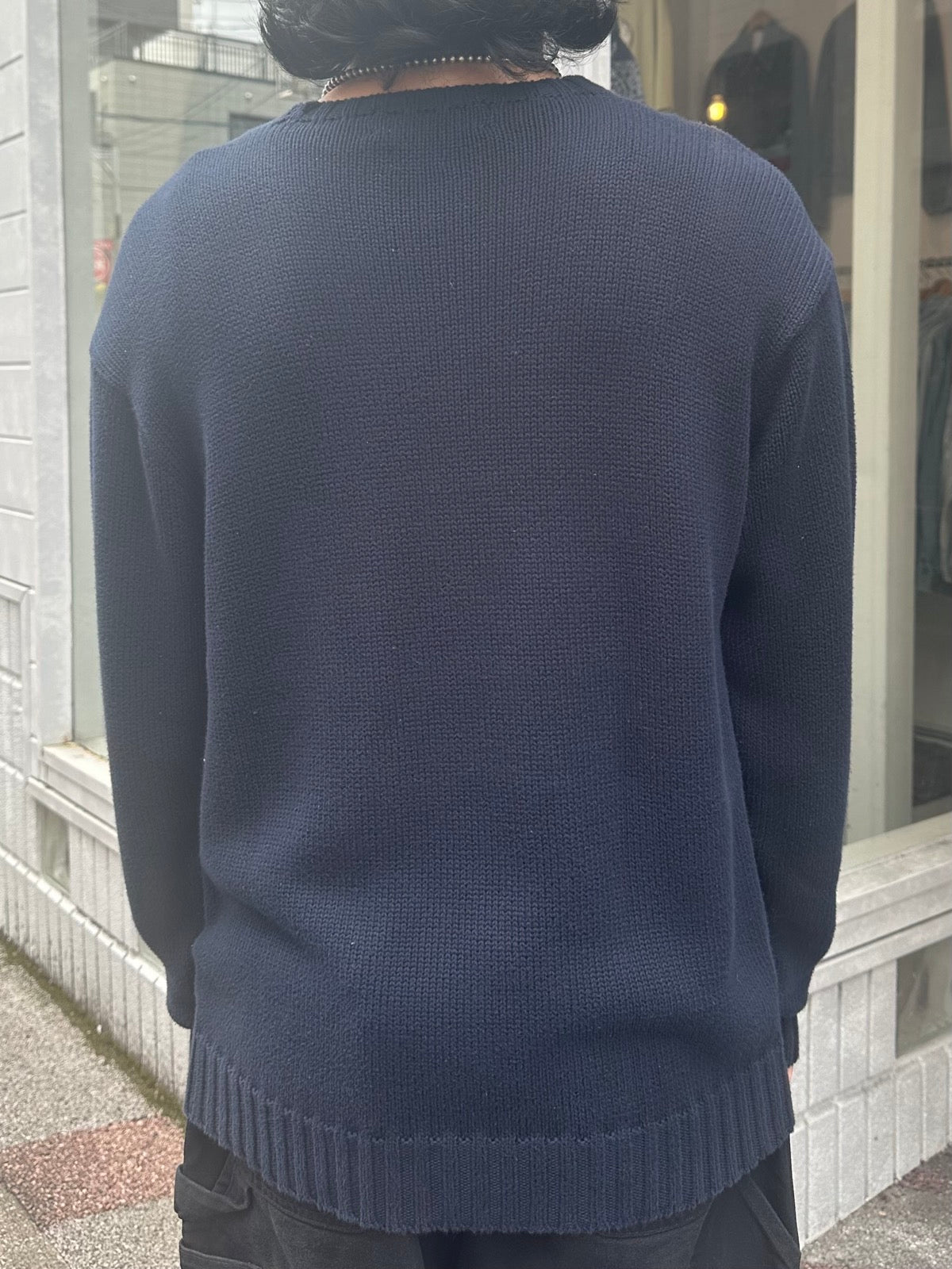 90's RALPH LAUREN ワンポイントニット
