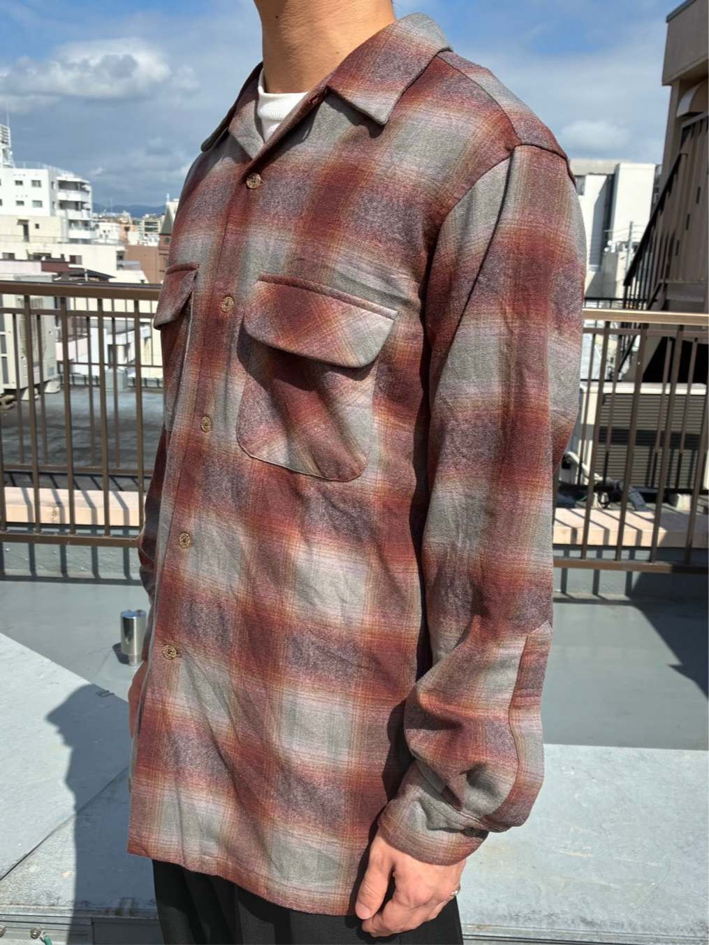 00's「Pendleton」USA製 ウールシャツ