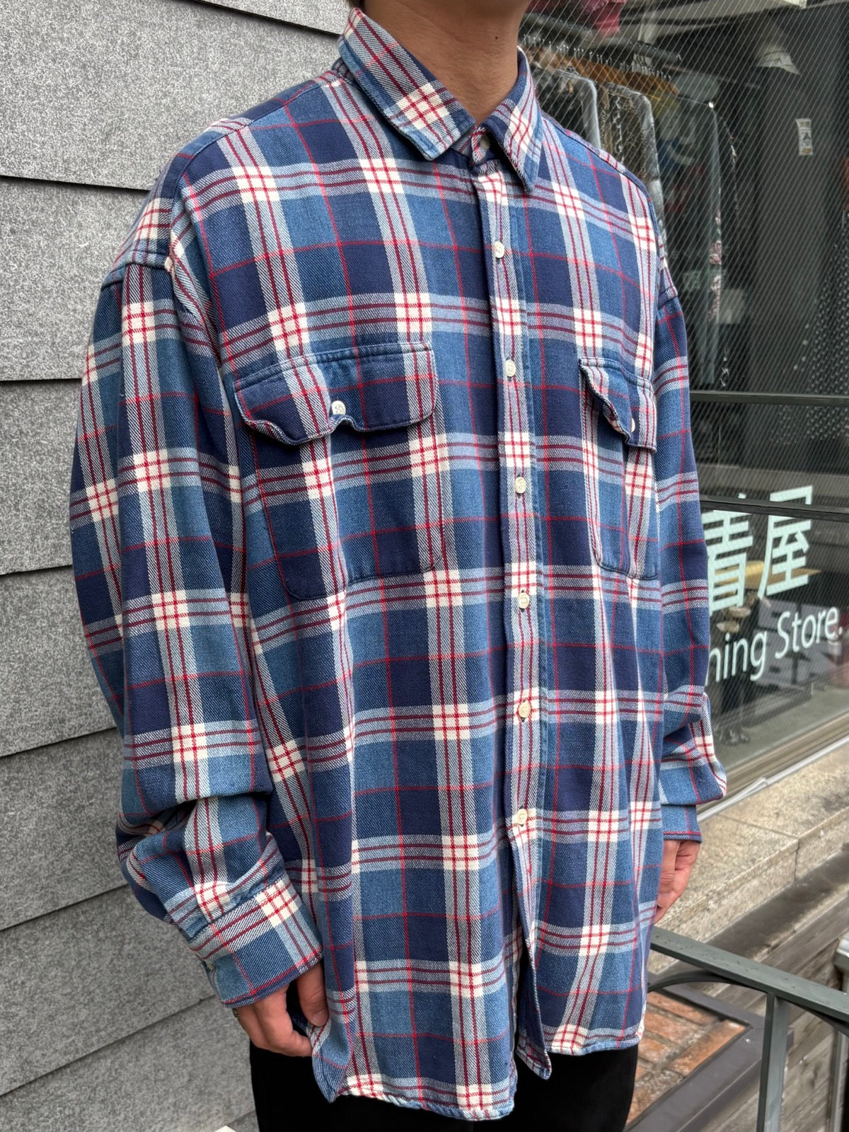 90's「OLD GAP」ネルシャツ