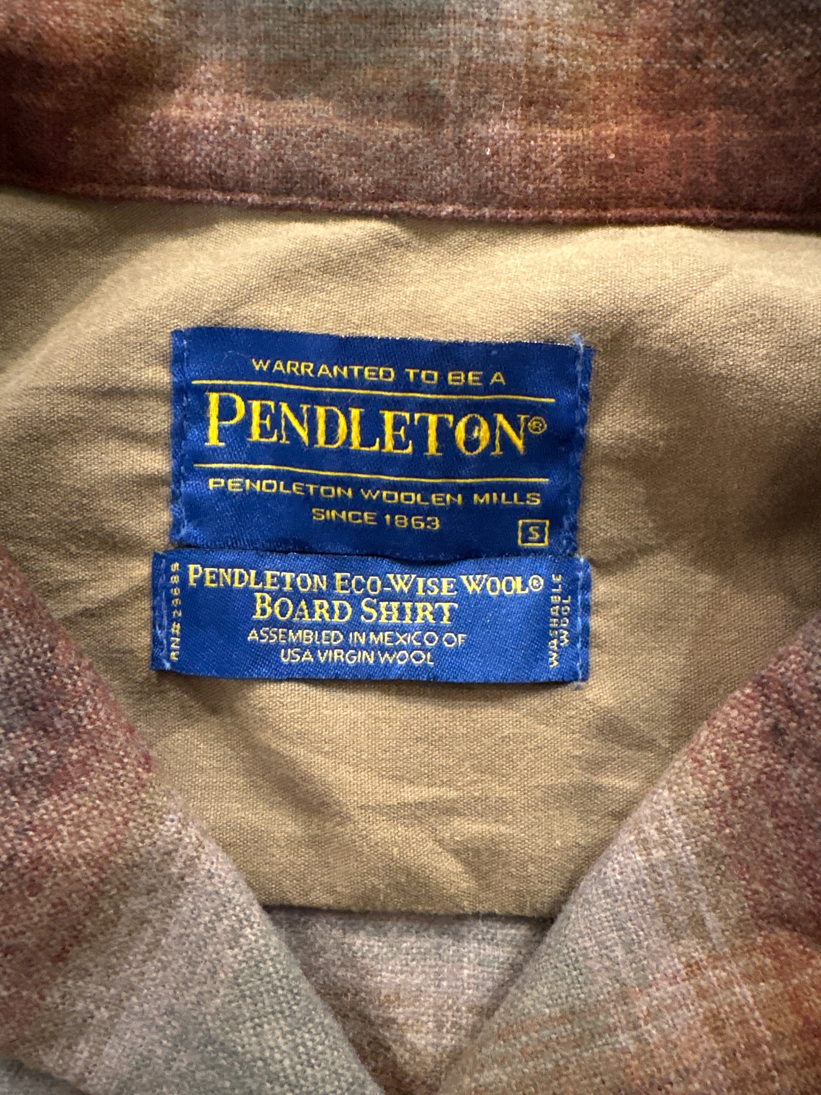 00's「Pendleton」USA製 ウールシャツ