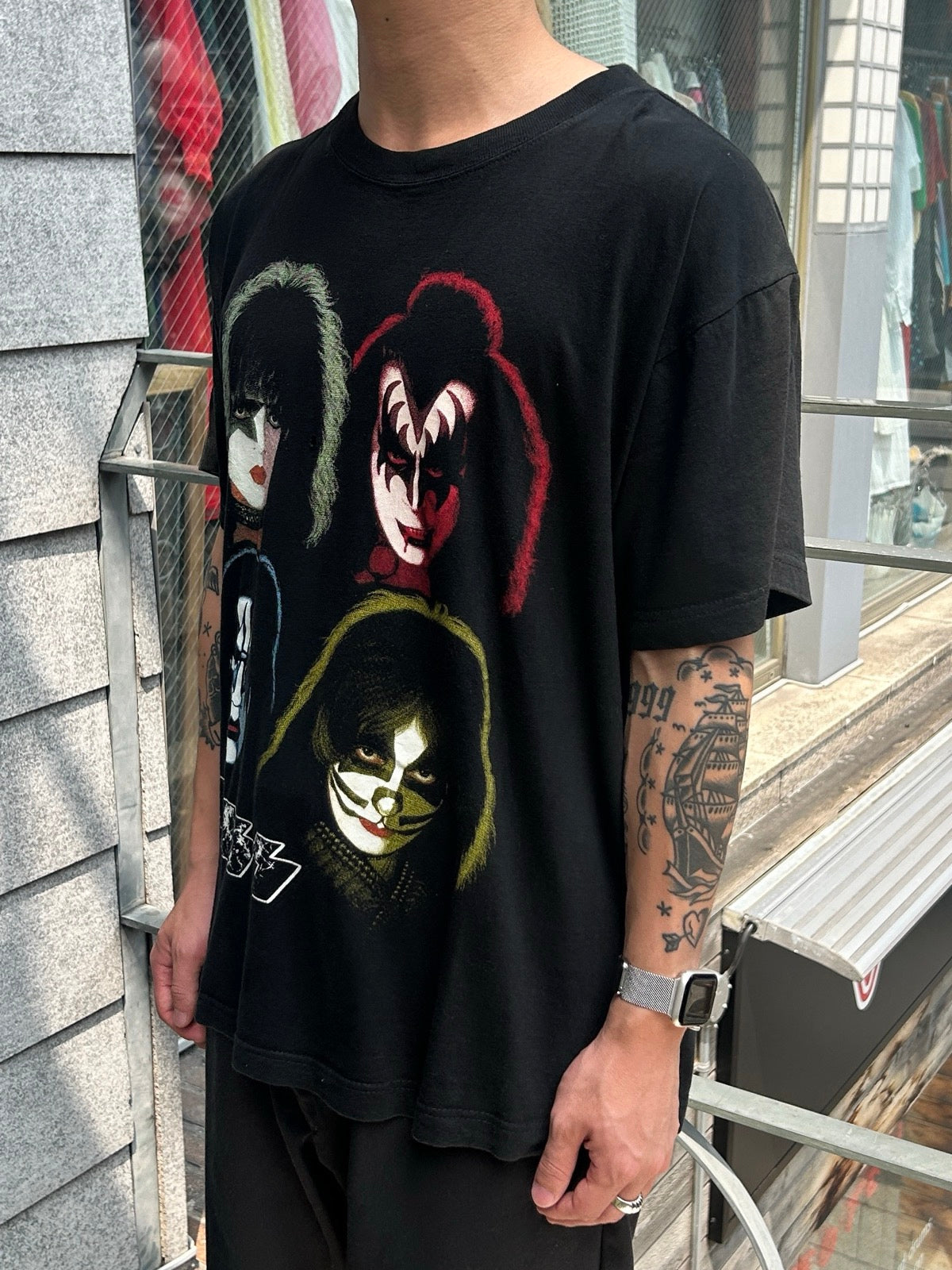 00's「KISS」バンドTシャツ