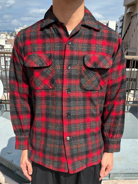 50's~60's「Pendleton」USA製 ウールシャツ