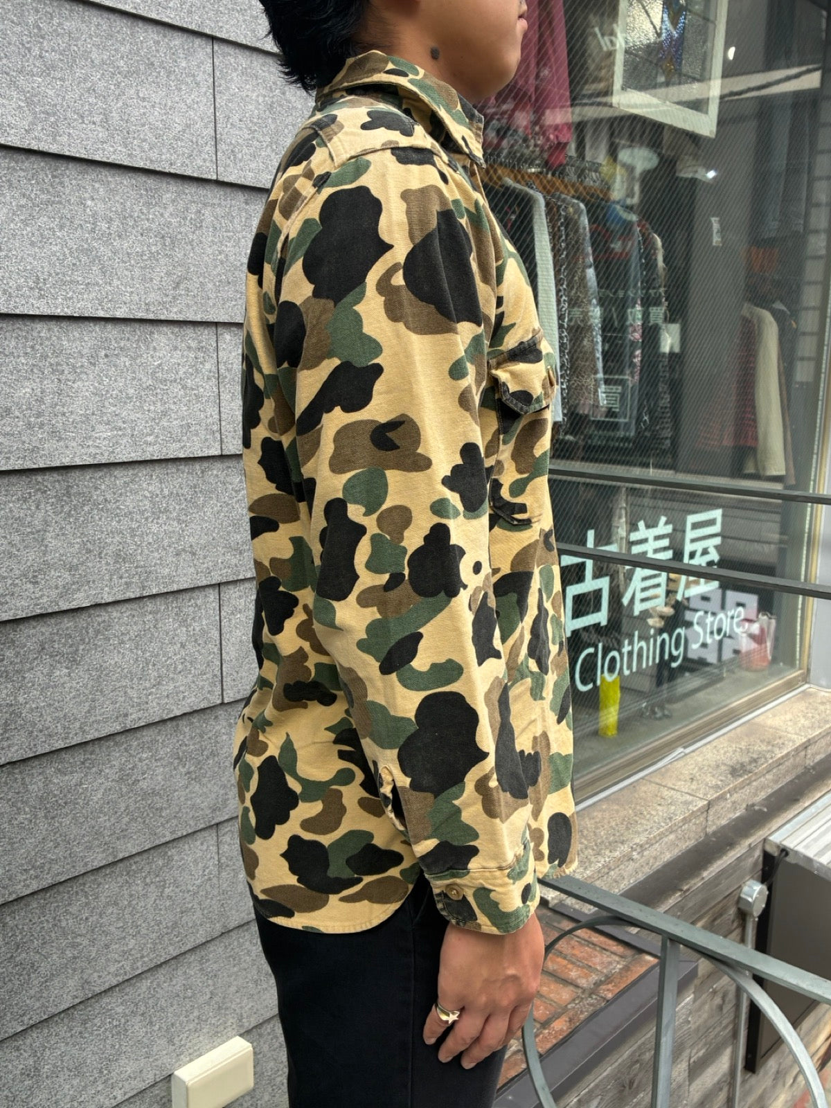 90's「Woolrich」ダックハンターカモ USA製 シャツ