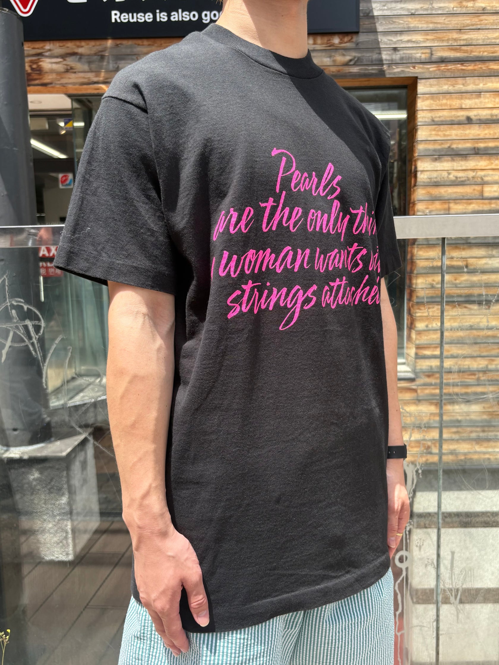 90'「Virginia Slims 」グラフィックTシャツ
