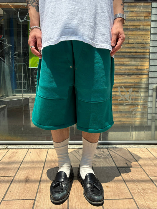 REMAKE  SWEATS DOUBLE KNEE SHORTS