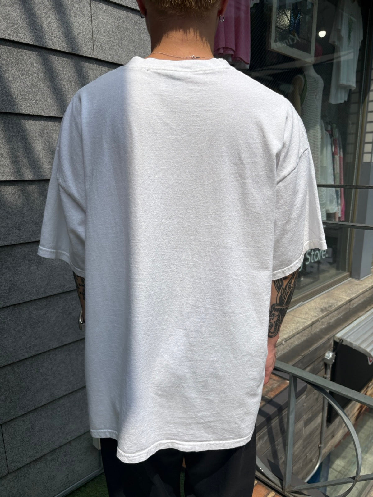 00's Port and Company「got milk」グラフィックTシャツ