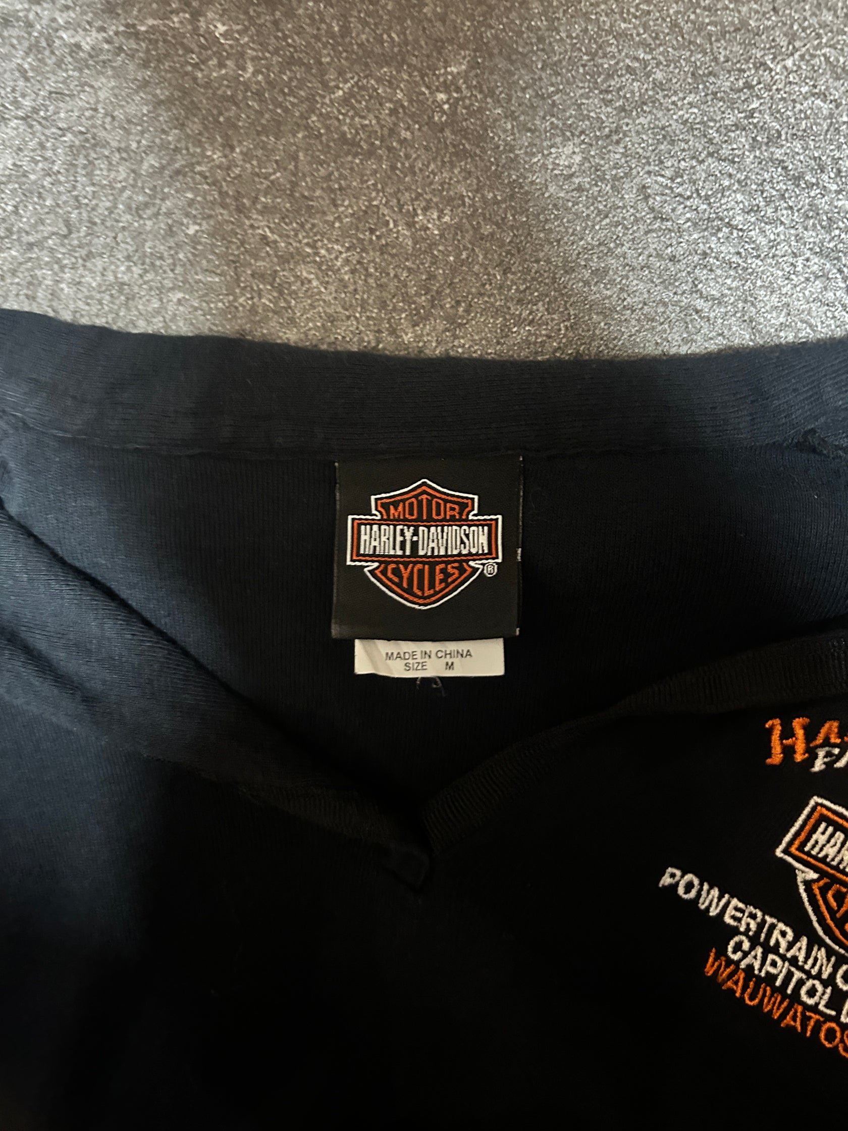 00's Harley-Davidson「Factory Tour 」ハーレーTシャツ