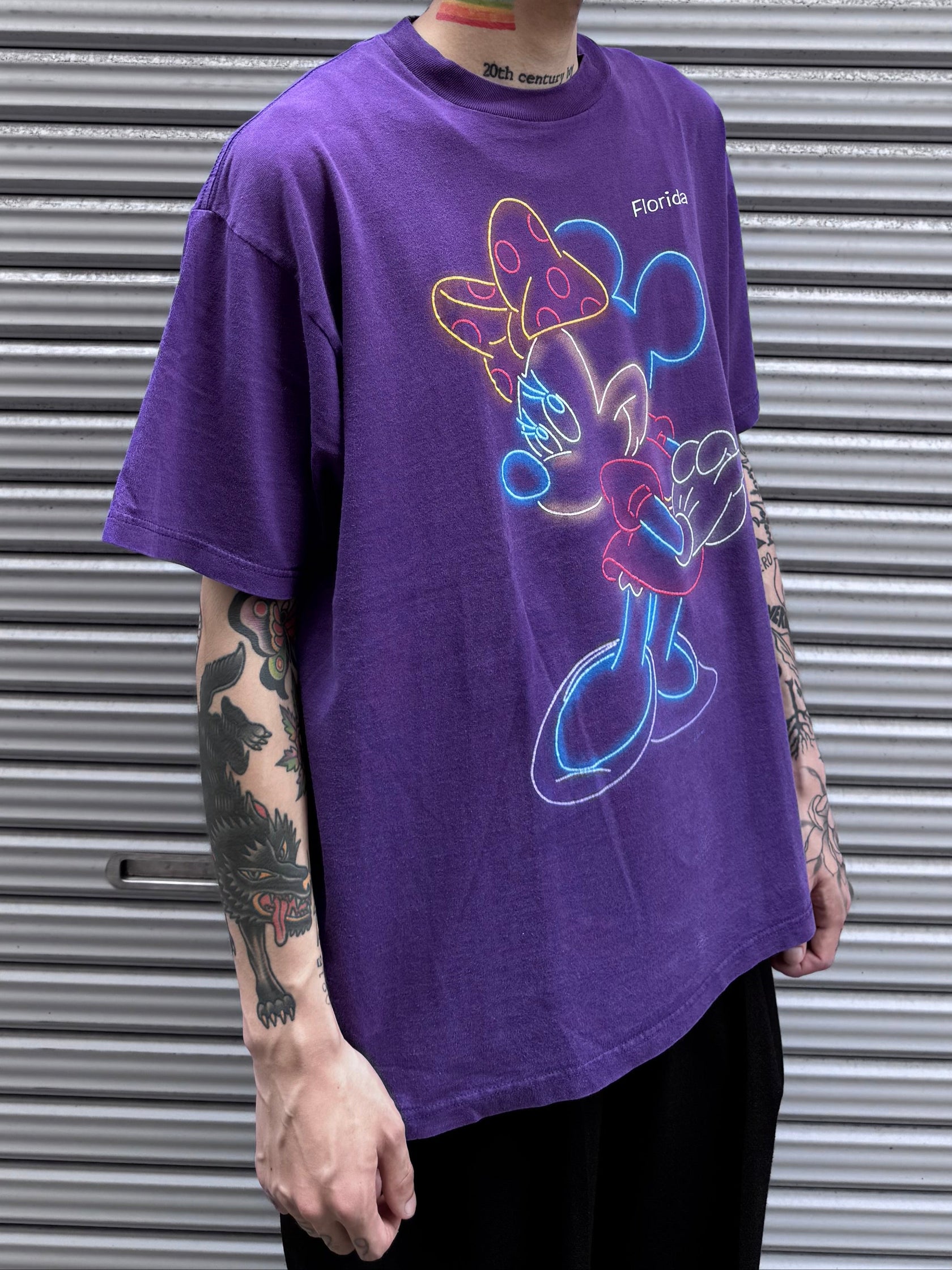 00's DISNEY 「MINNIE MOUSE」 キャラクターTシャツ