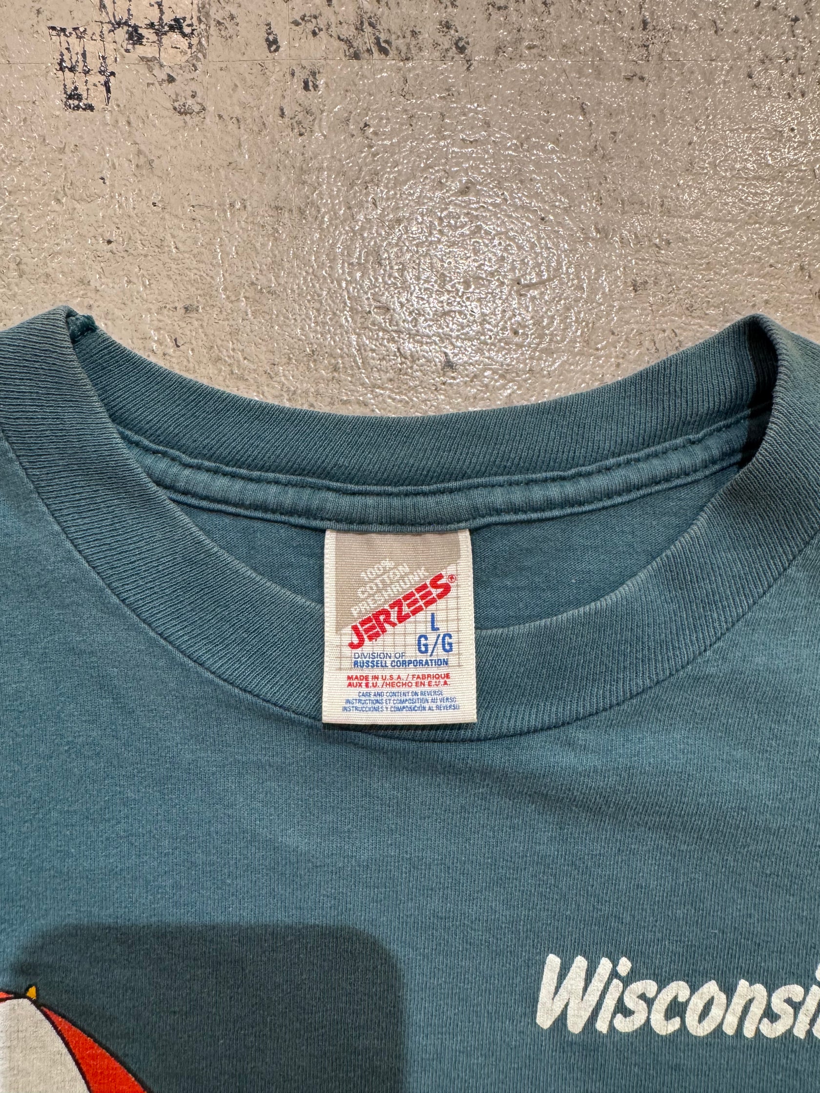 90’s LOONEY TUNES 「Wisconsin Dells」USA製 キャラクターTシャツ