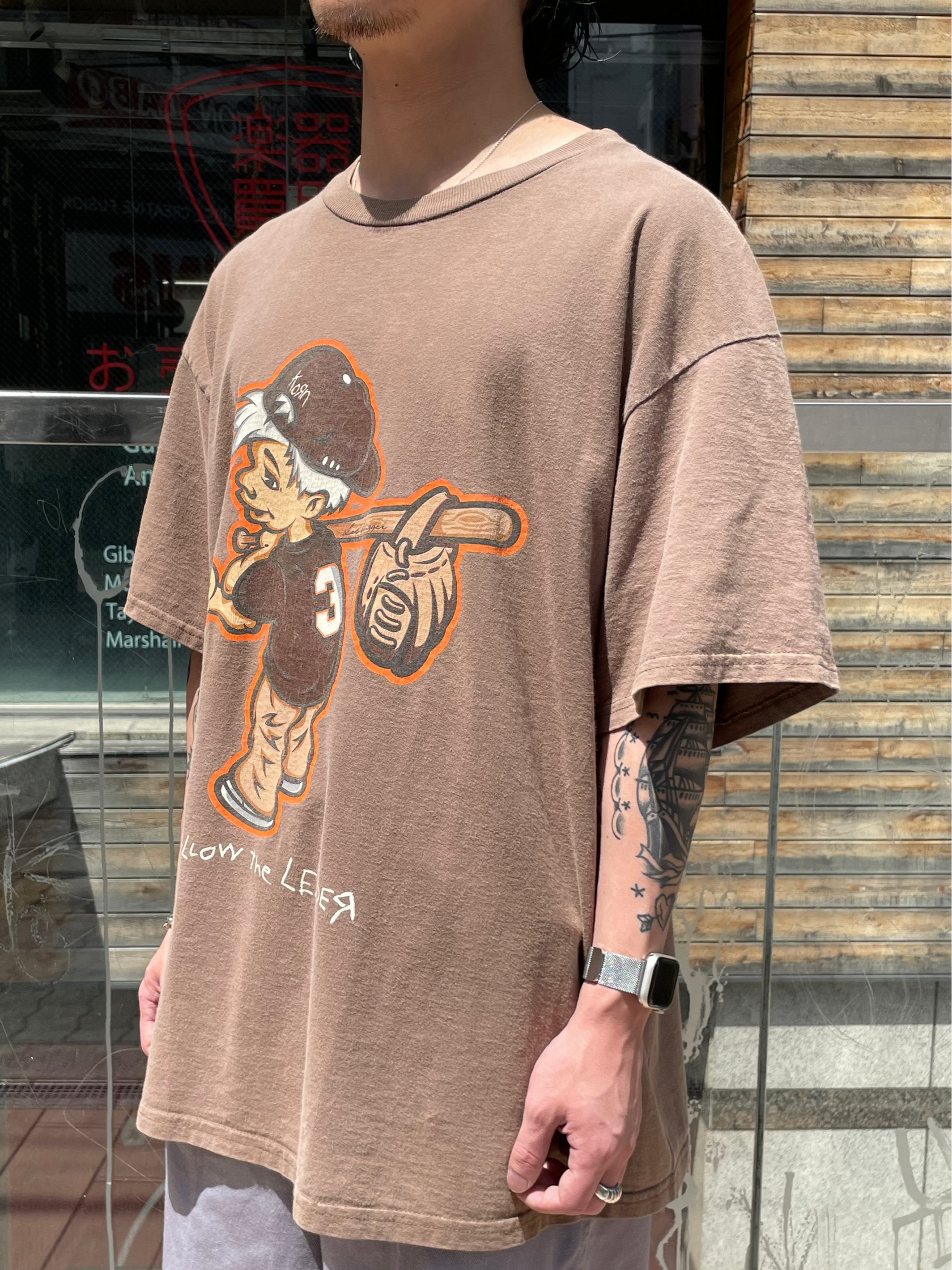 90's KORN 「FOLLOW THE LEADER」グラフィックTシャツ