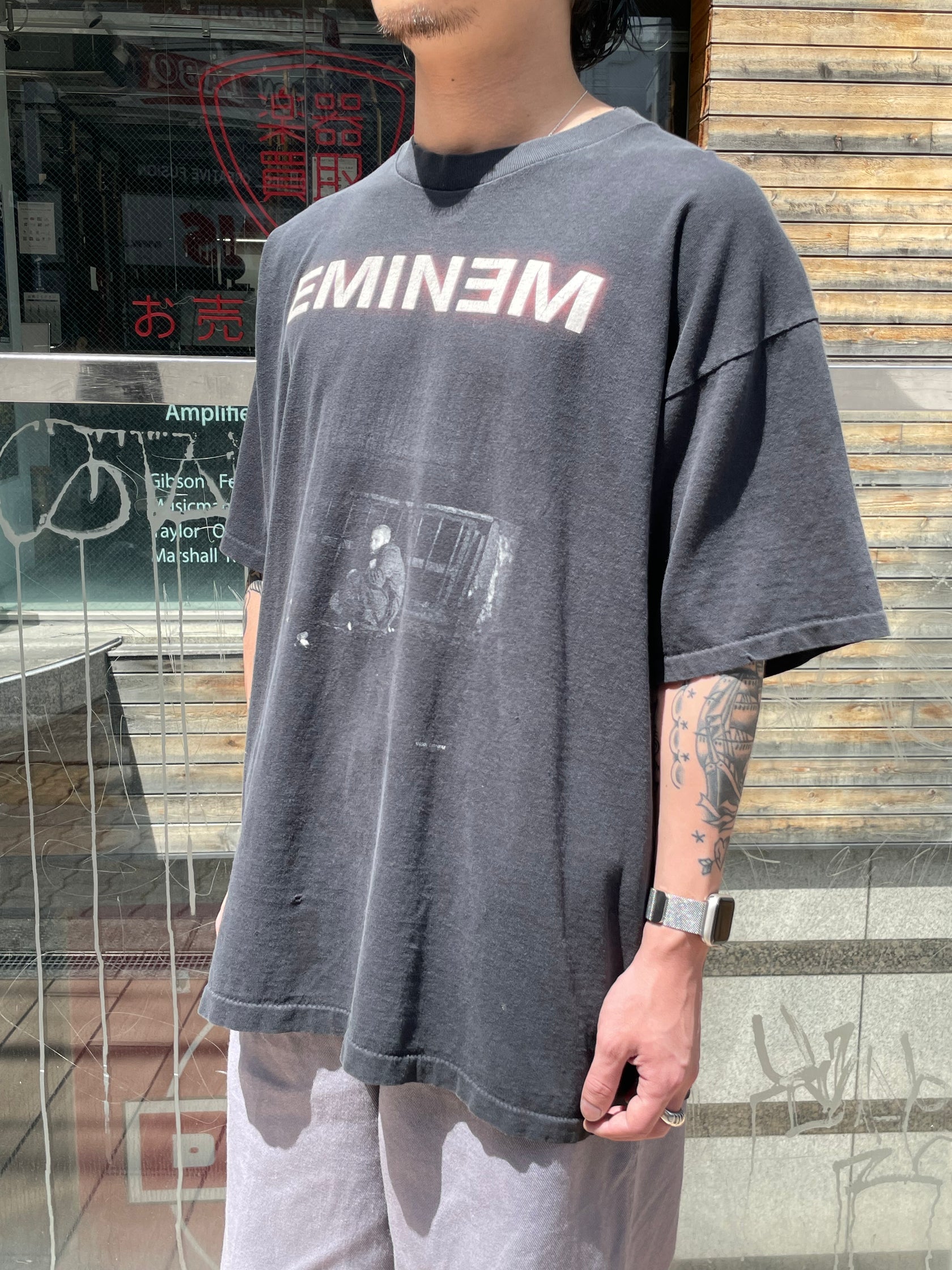 00's EMINEM「The Marshall Mathers LP」グラフィックTシャツ