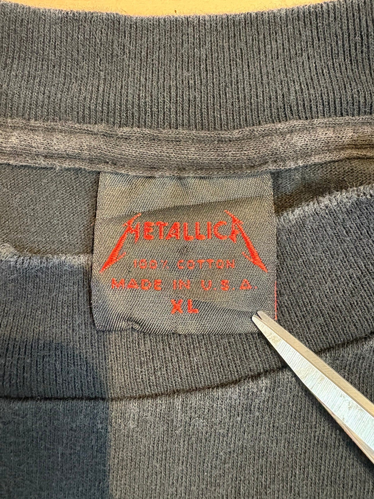 90's METALLICA「Black Album」USA製 ツアーTシャツ