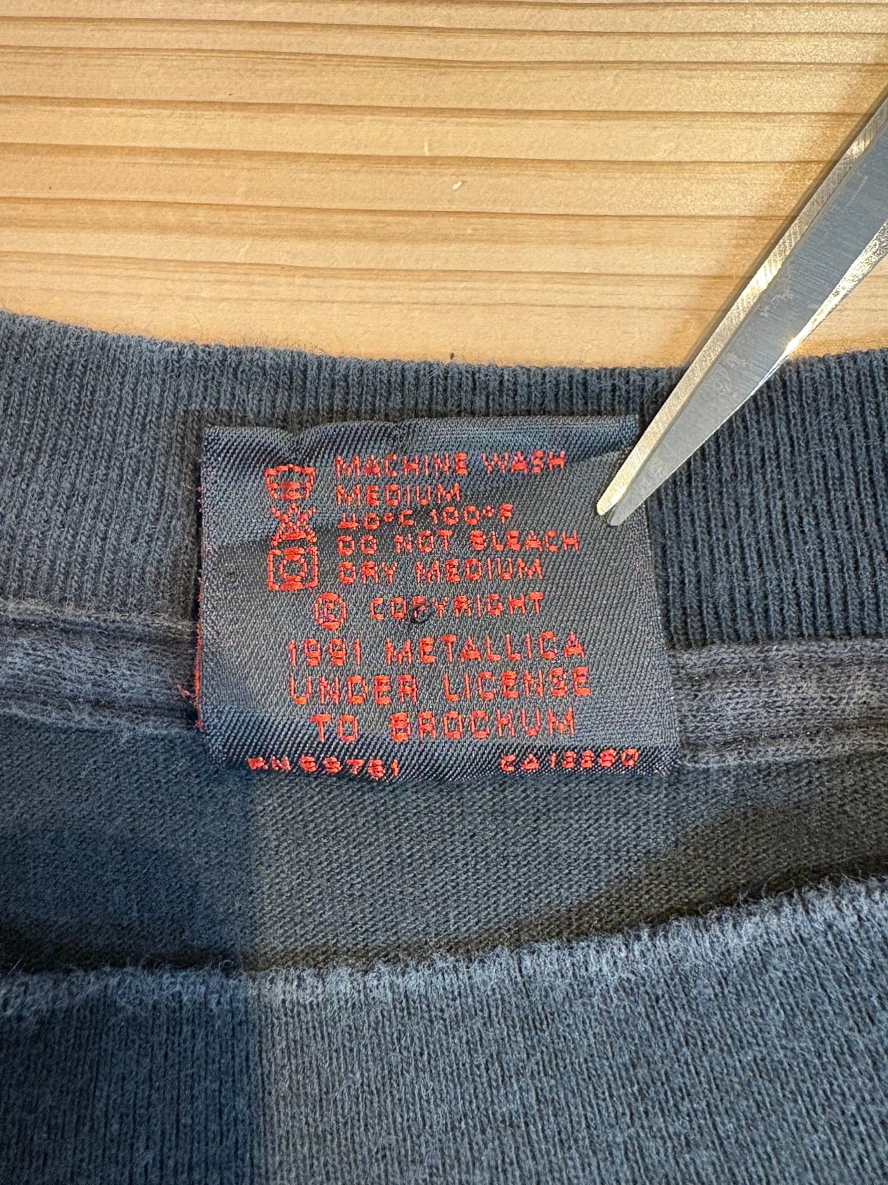 90's METALLICA「Black Album」USA製 ツアーTシャツ