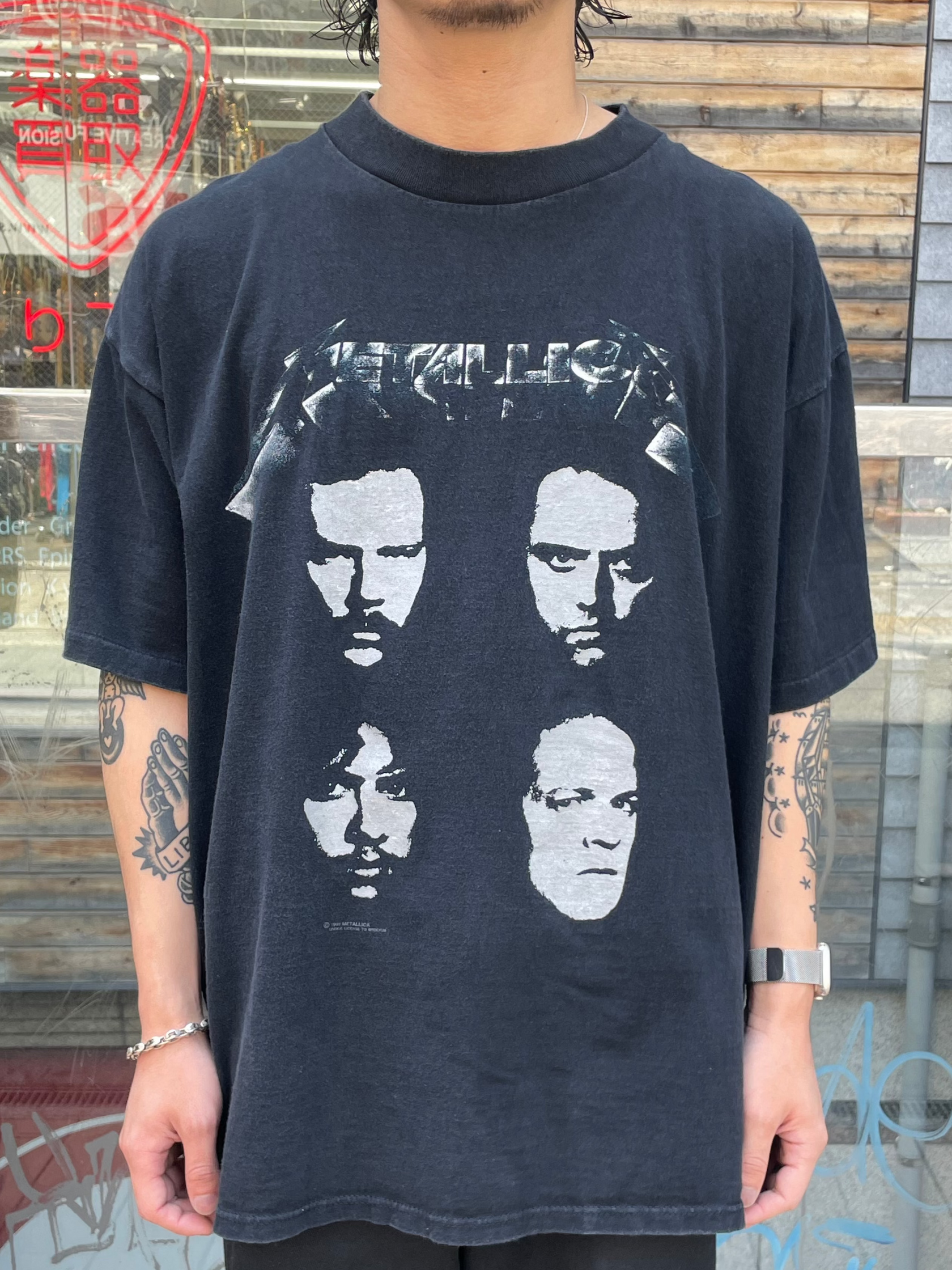 90's METALLICA「Black Album」USA製 ツアーTシャツ