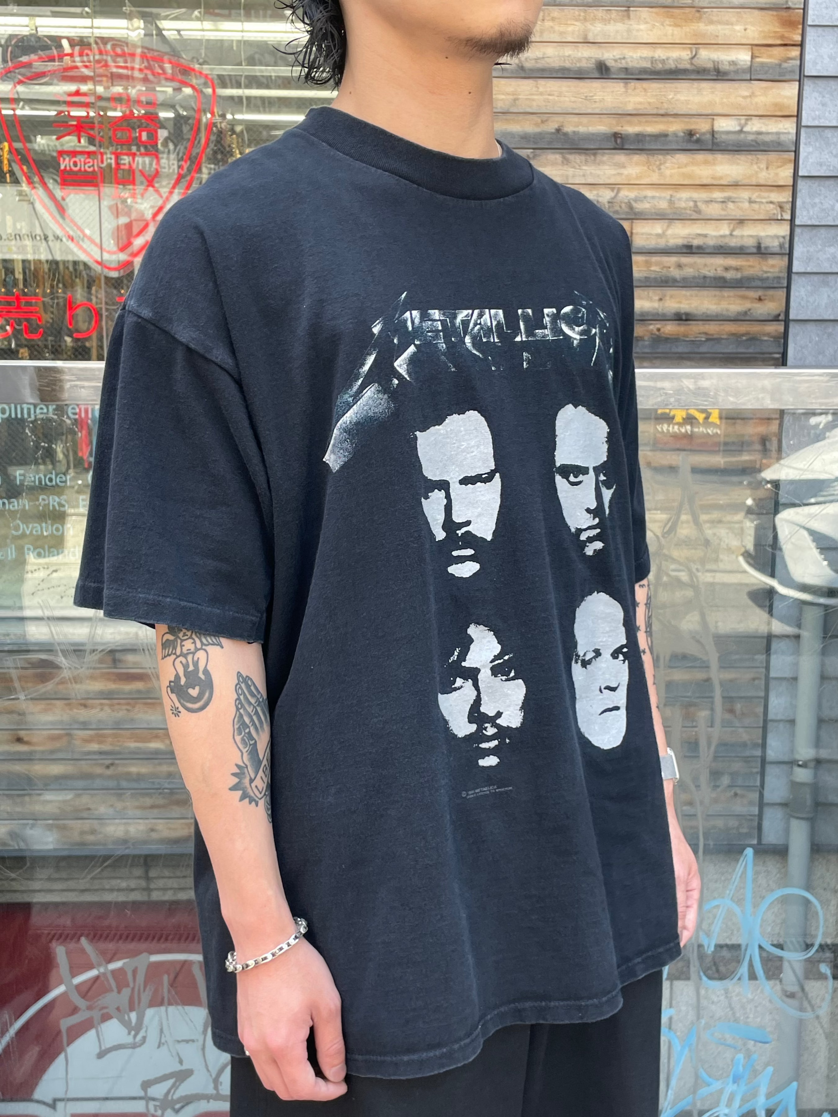 90's METALLICA「Black Album」USA製 ツアーTシャツ