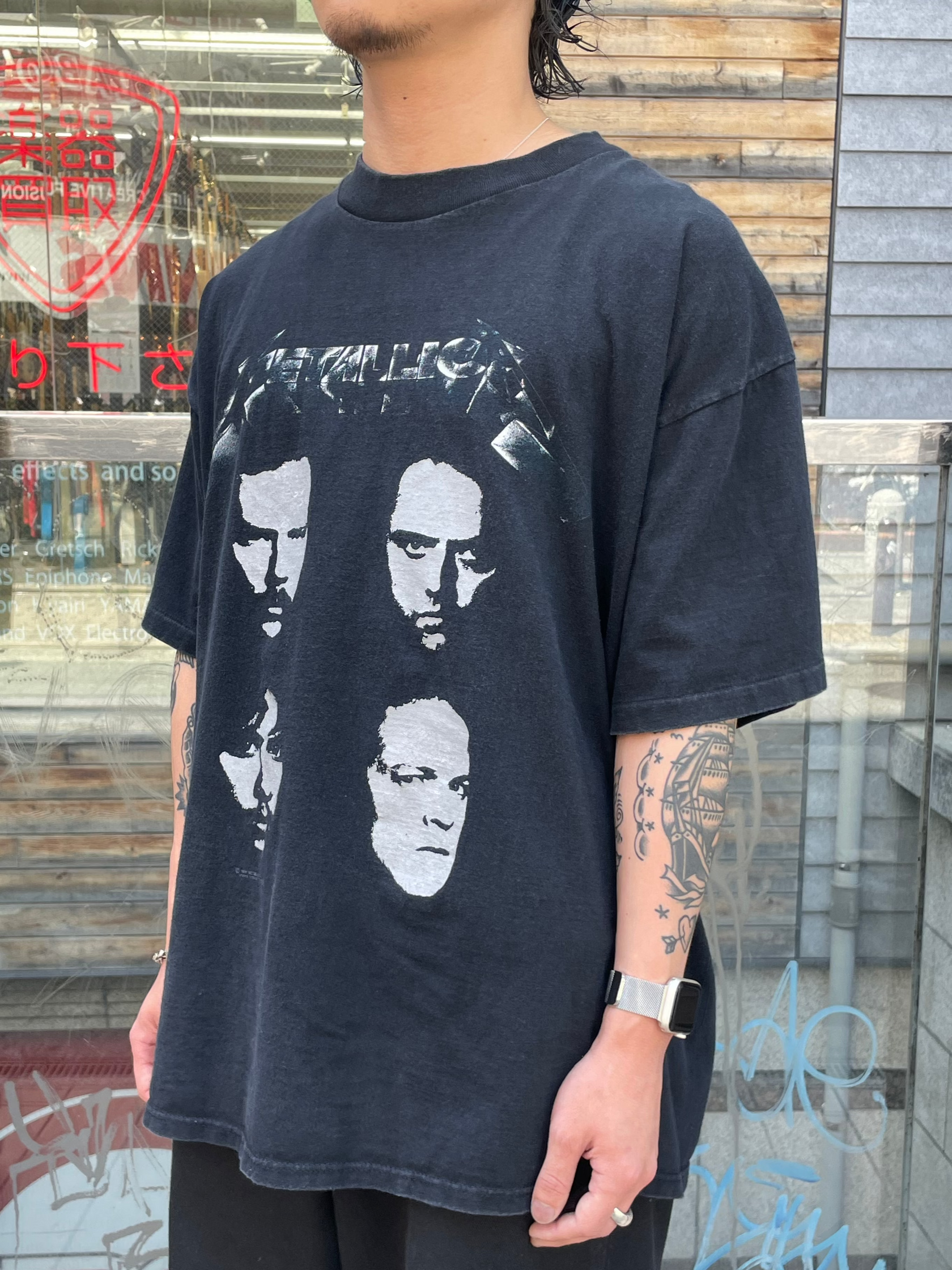 90's METALLICA「Black Album」USA製 ツアーTシャツ