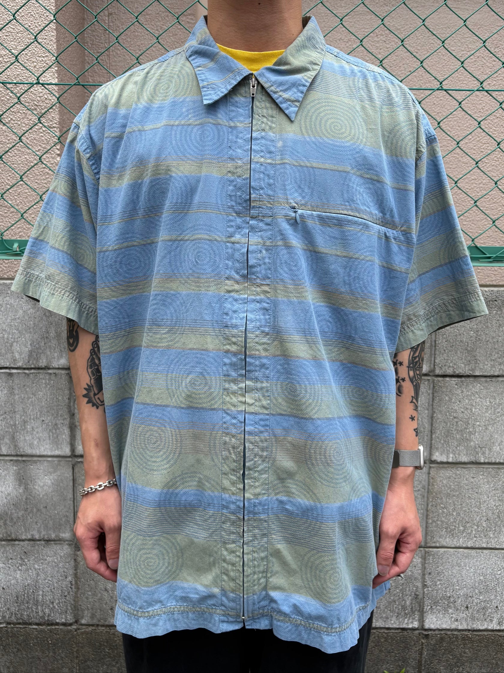 90's PATAGONIA「Rhythm UZUMAKI」半袖シャツ