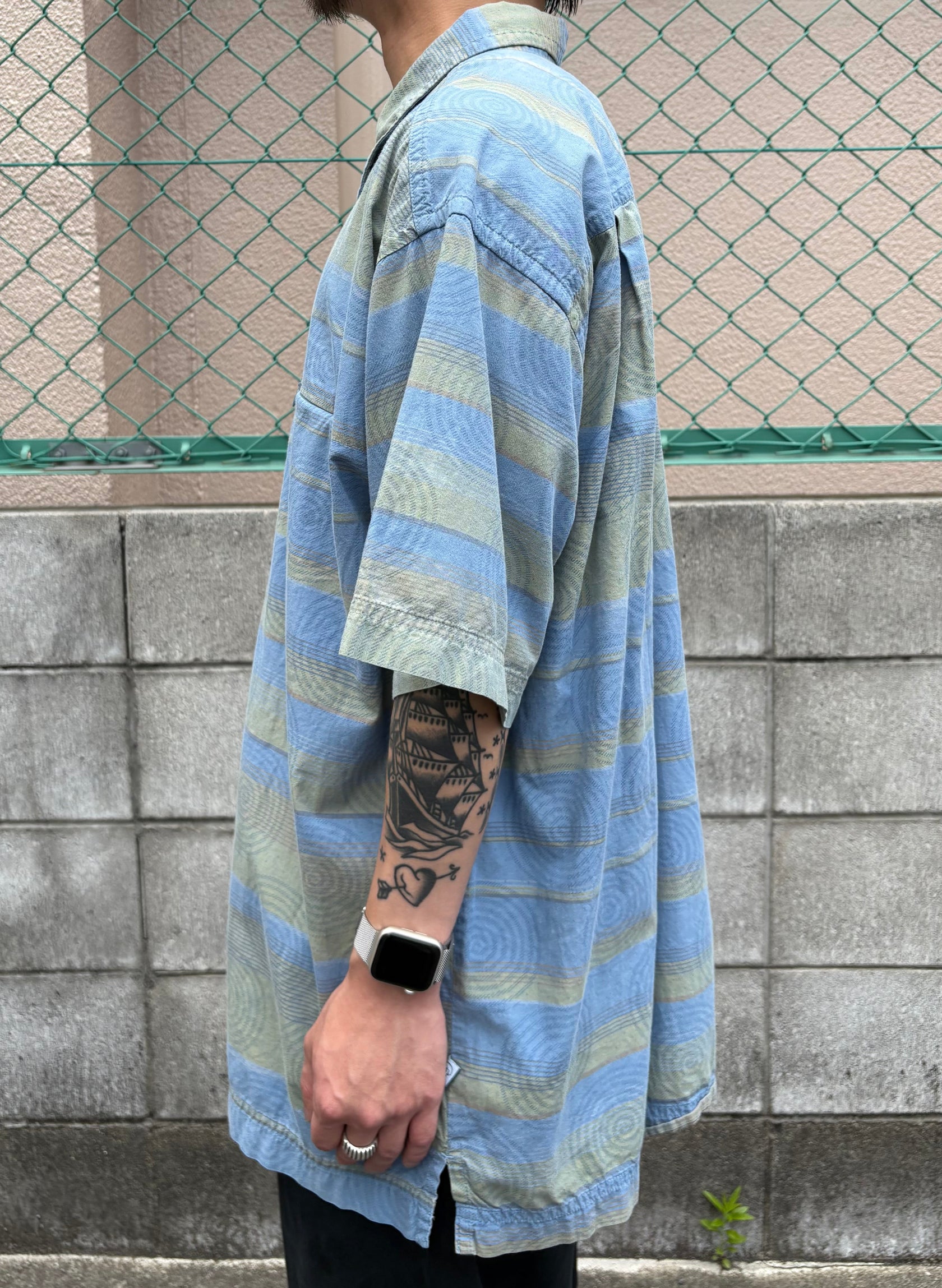 90's PATAGONIA「Rhythm UZUMAKI」半袖シャツ