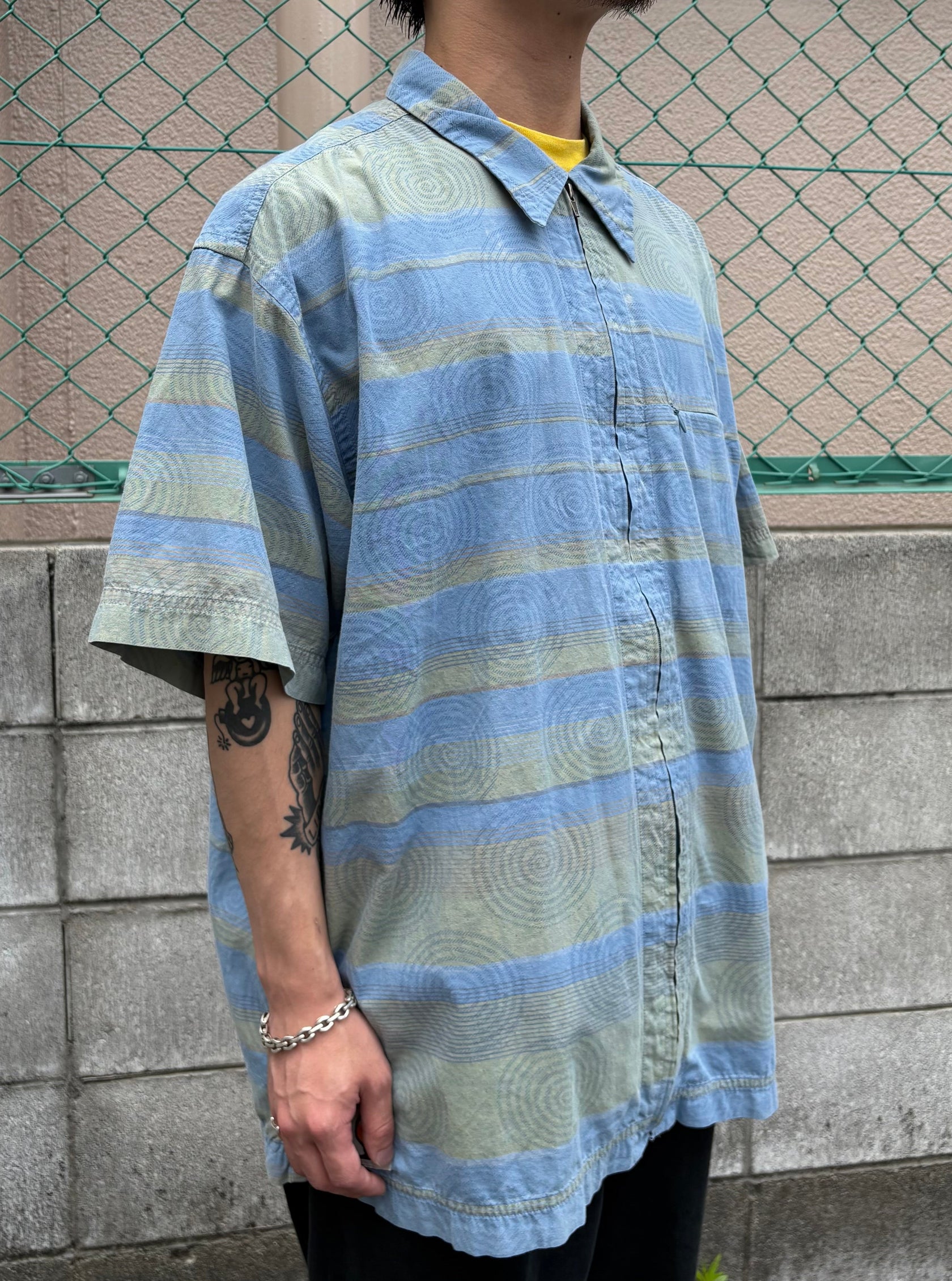 90's PATAGONIA「Rhythm UZUMAKI」半袖シャツ