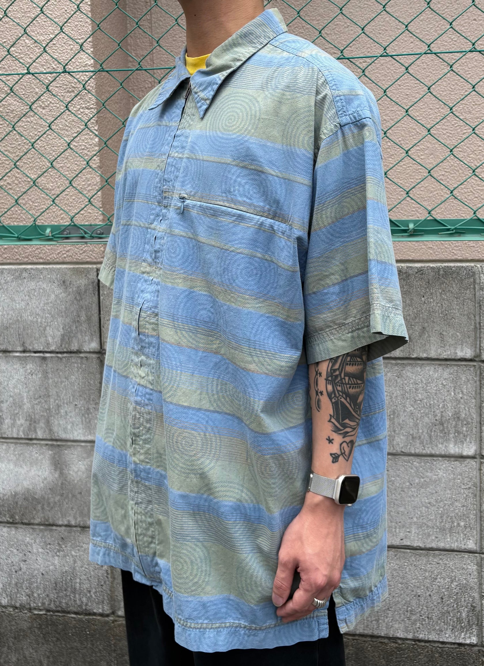 90's PATAGONIA「Rhythm UZUMAKI」半袖シャツ