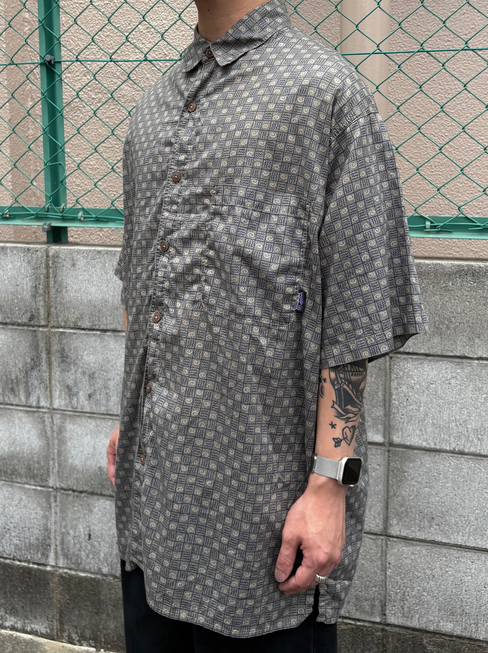 00's PATAGONIA「Organic Cotton Shirt」半袖シャツ