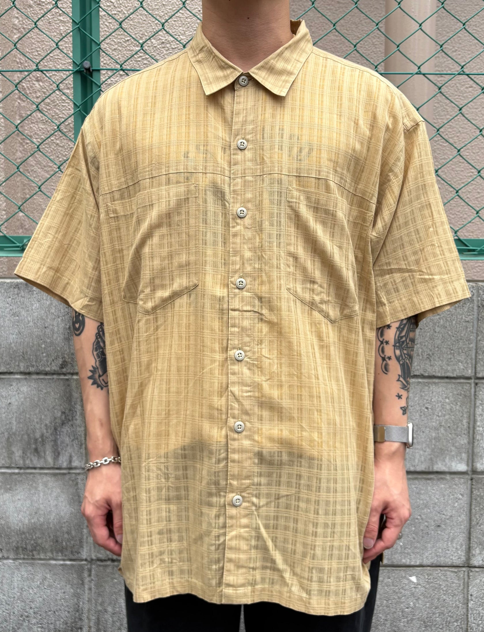 00's PATAGONIA「Hemp Shirt」半袖シャツ