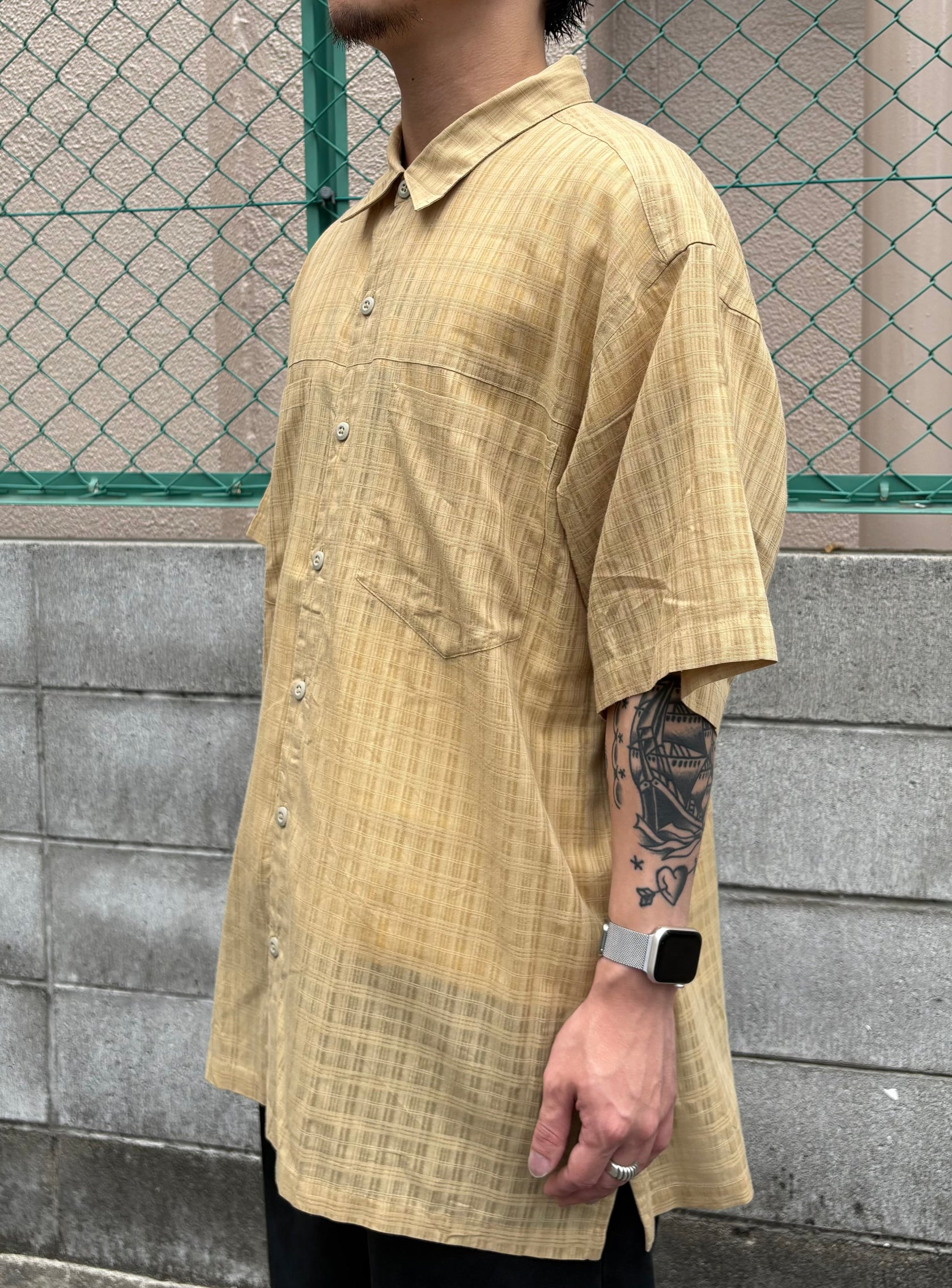00's PATAGONIA「Hemp Shirt」半袖シャツ