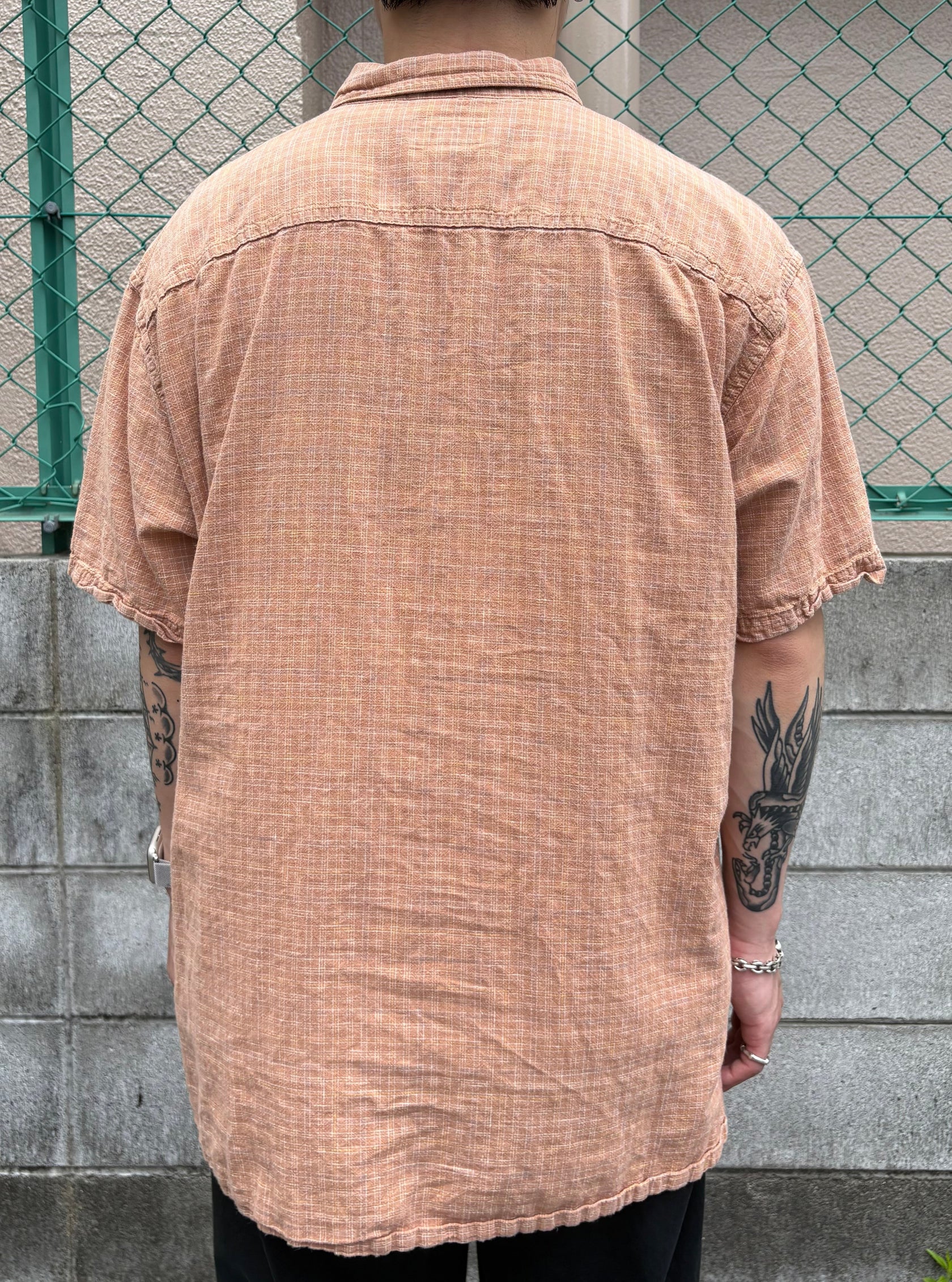 00's PATAGONIA「Cotton Check Shirt」半袖シャツ