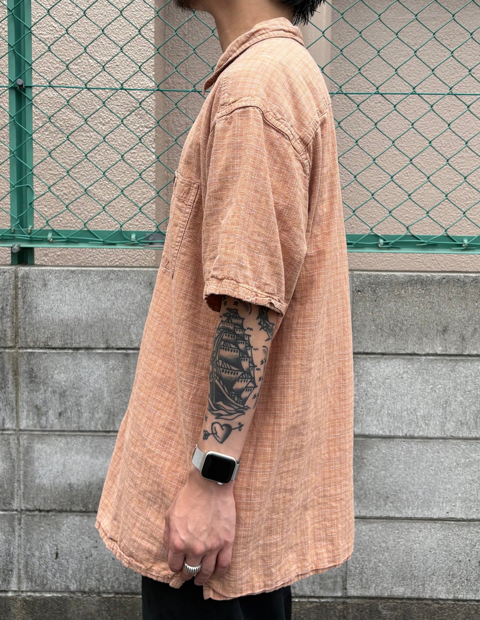 00's PATAGONIA「Cotton Check Shirt」半袖シャツ