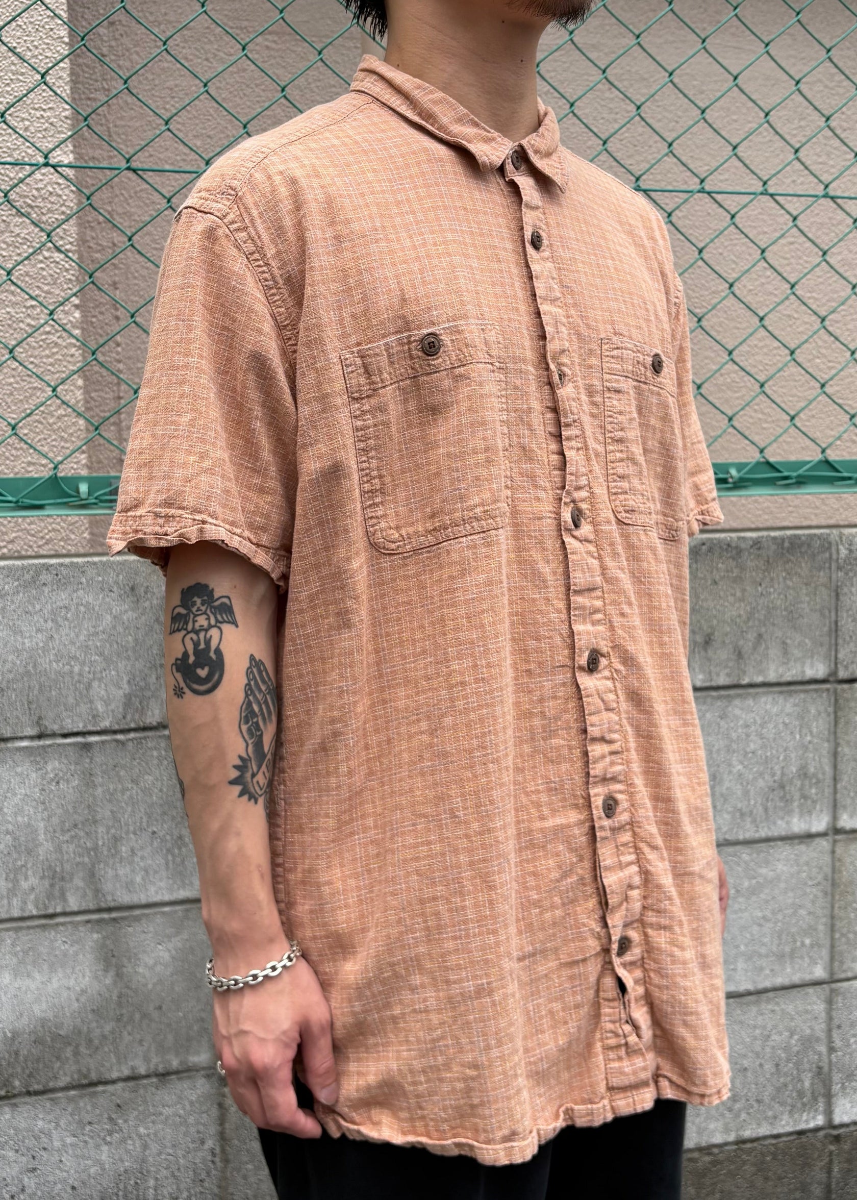 00's PATAGONIA「Cotton Check Shirt」半袖シャツ
