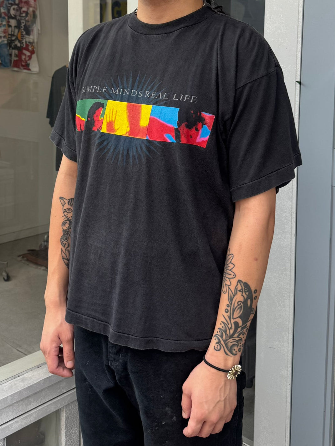 90's SIMPEL MINDS「REAL LIFE TOUR」バンドTシャツ