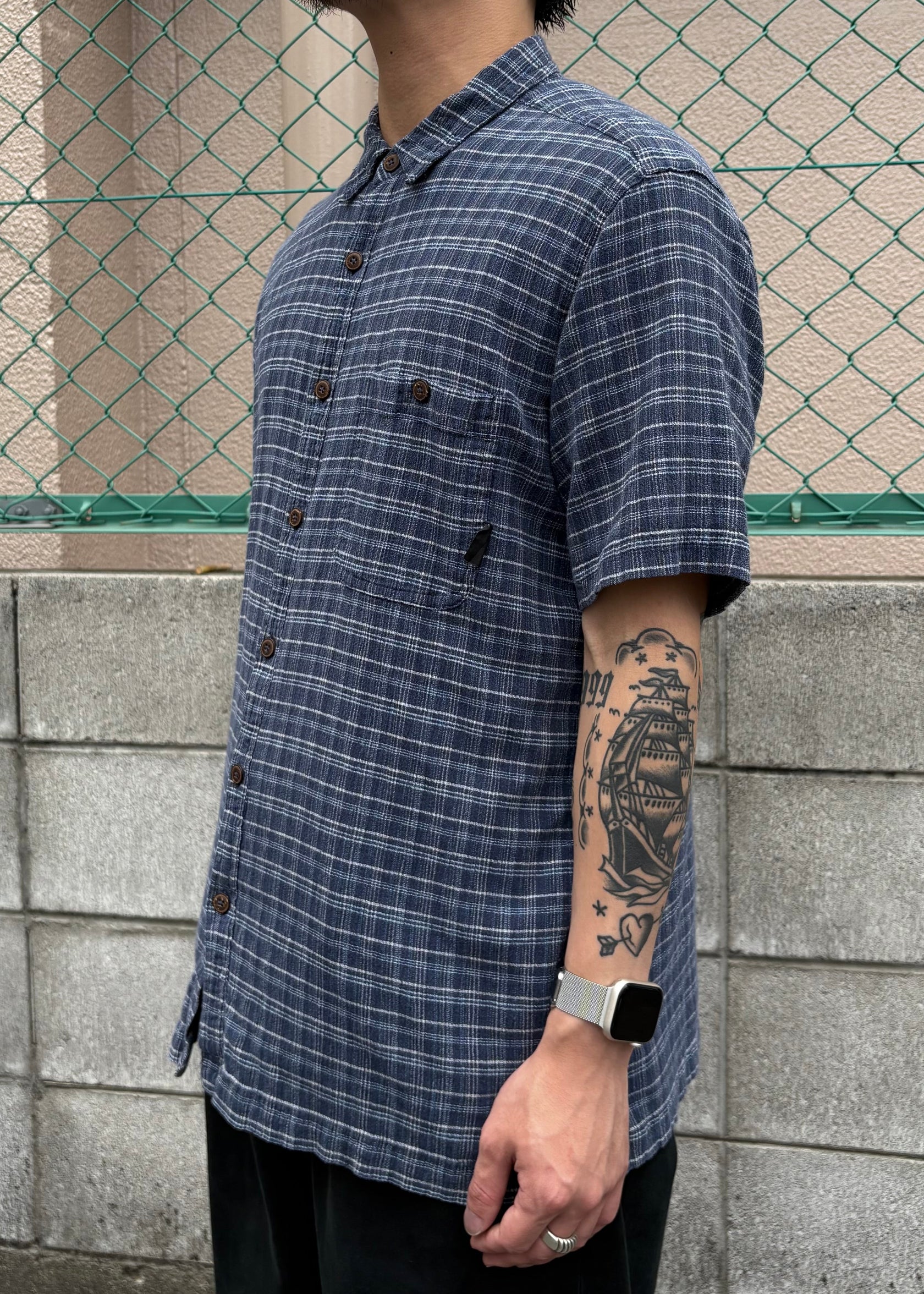 00's PATAGONIA「Cotton Shirt」半袖シャツ